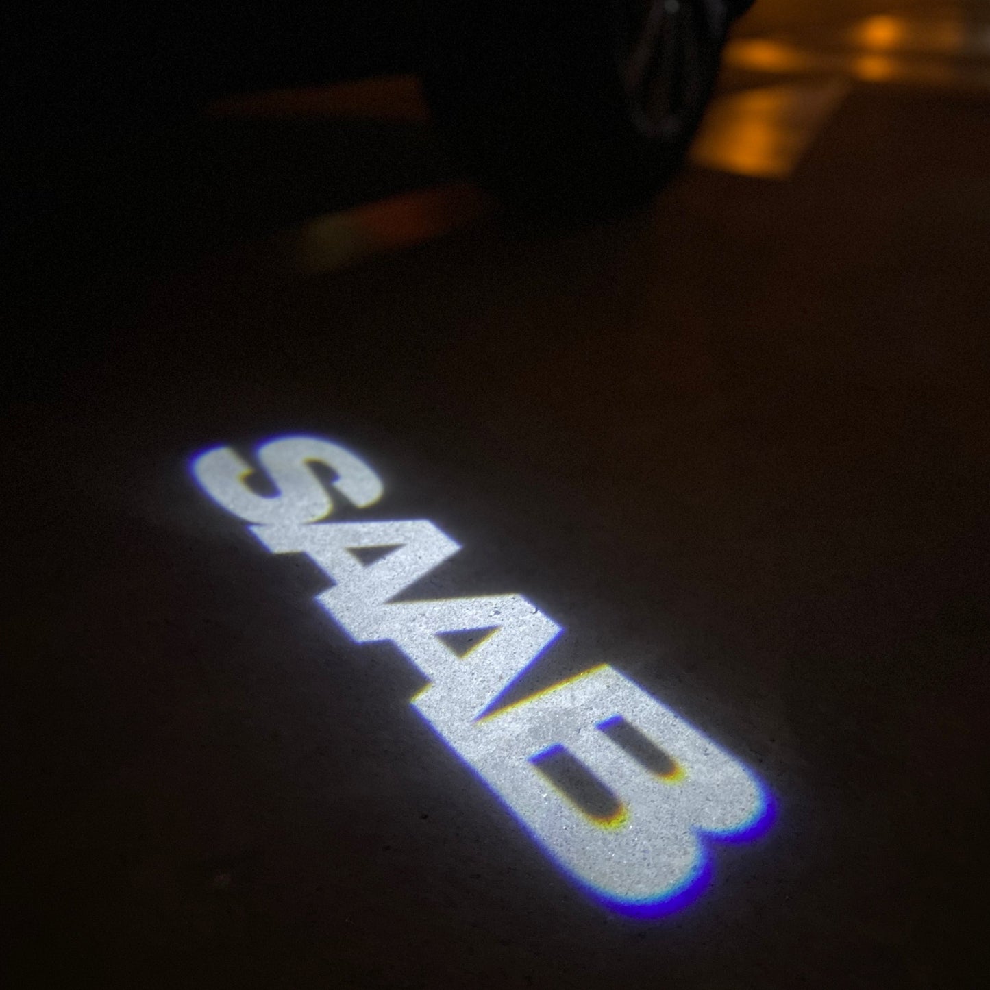 SAAB Original LOGO PROJECROTR LIGHTS Nr.2508 (quantity 1 = 1 sets/2 door lights)
