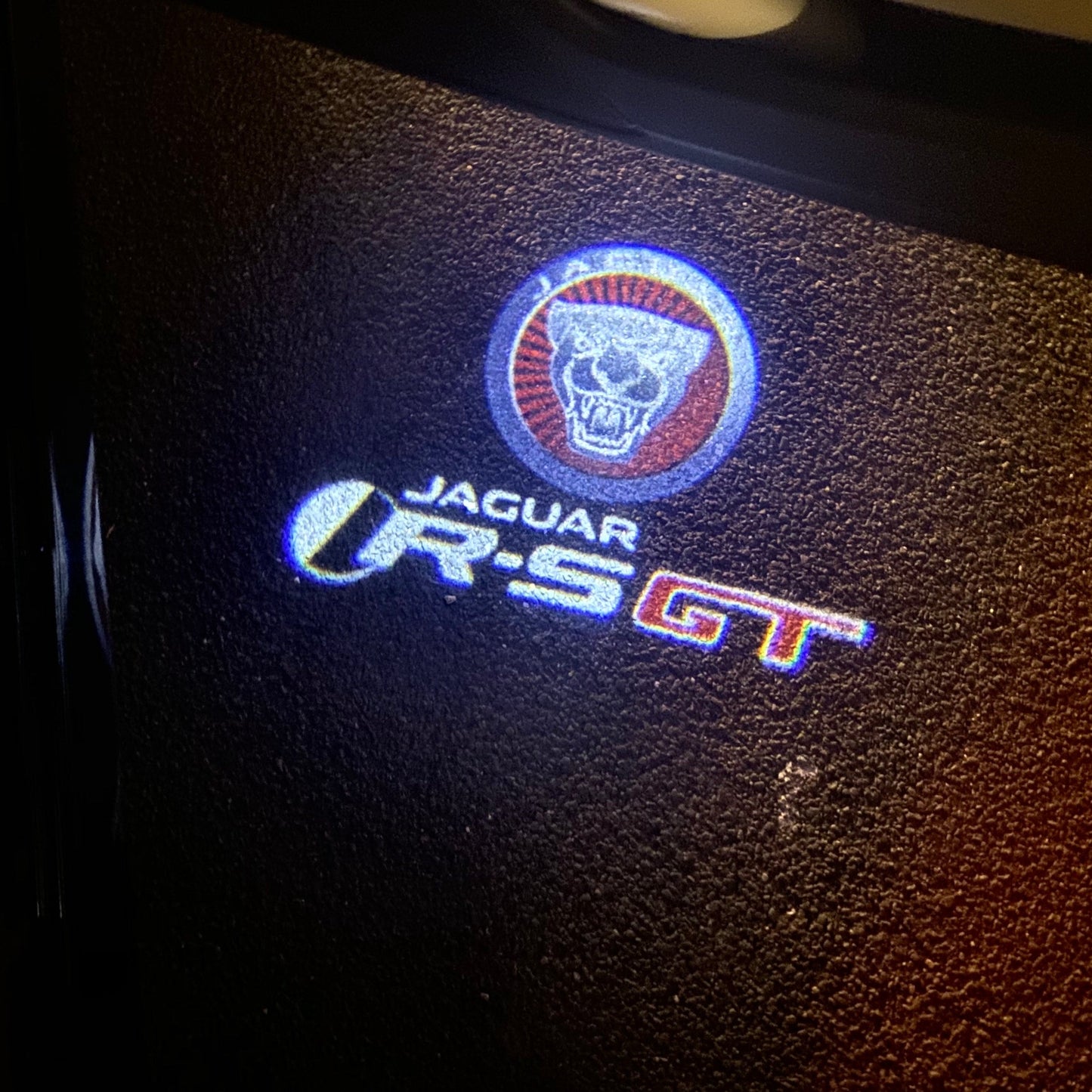 JAGUAR R S GT LOGO PROJECROTR LIGHTS Nr.93 (quantity 1 = 1 sets/2 door lights)