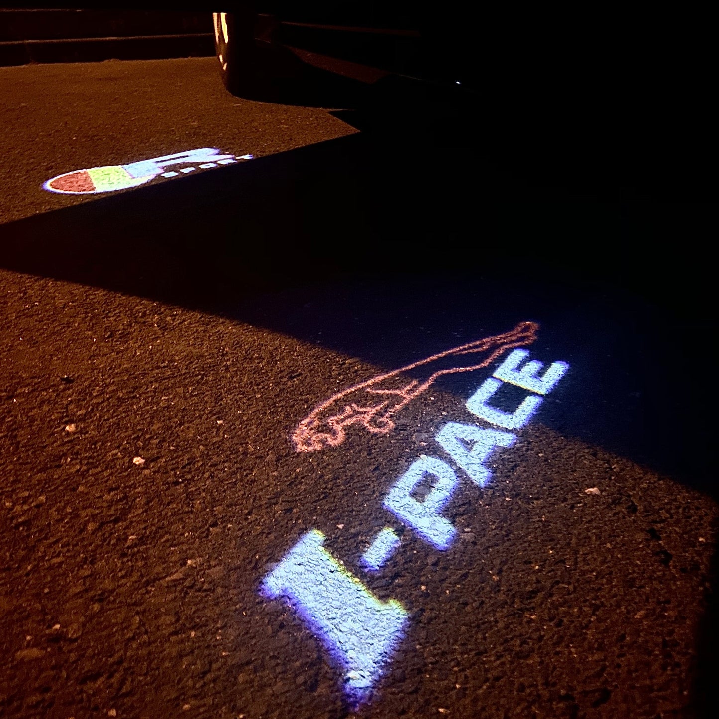 JAGUAR I PACE LOGO PROJECROTR LIGHTS Nr.125 (quantity 1 = 1 sets/2 door lights)