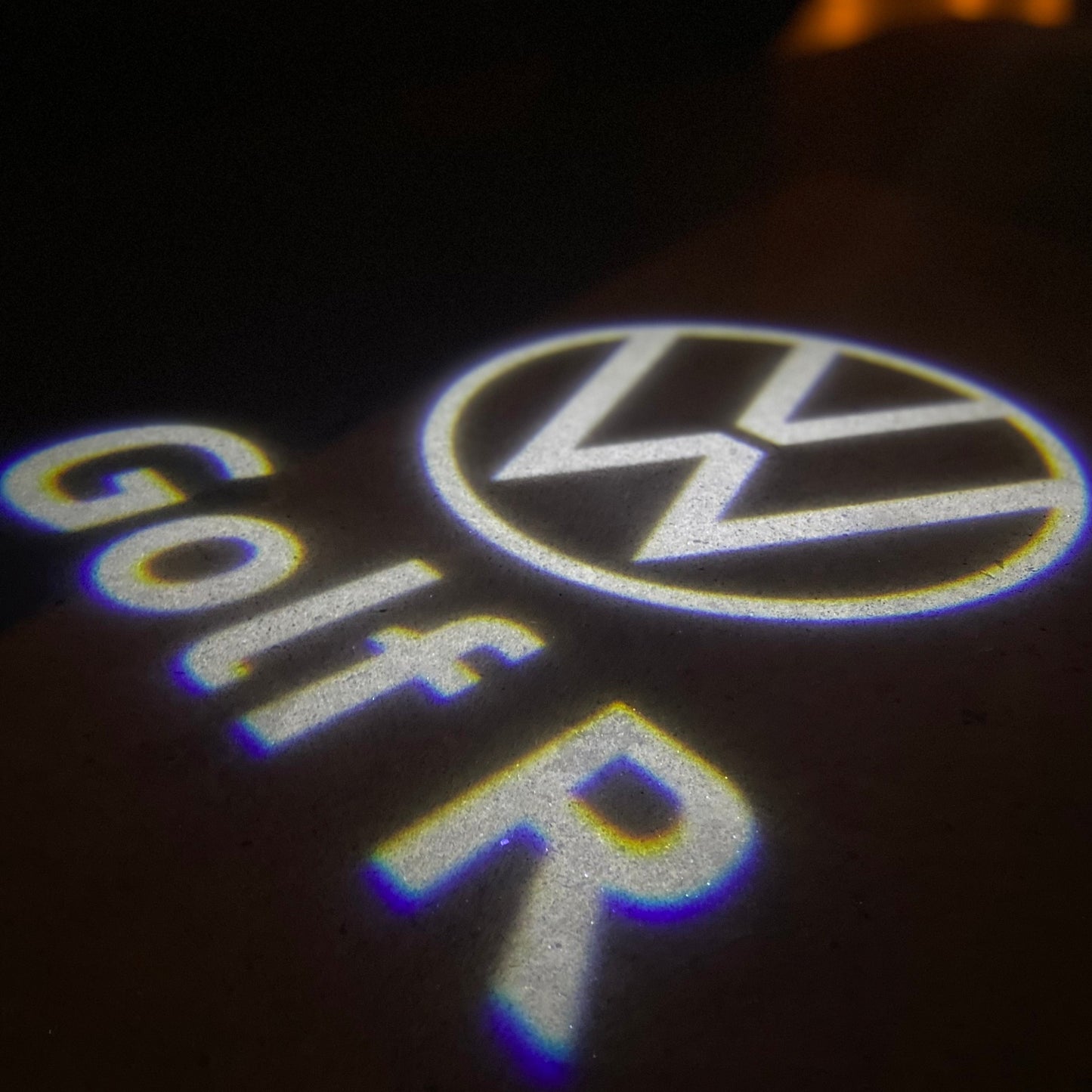 Volkswagen Door lights golf Logo Nr. 1IJ29 (quantity 1 = 2 Logo Films /2 door lights)
