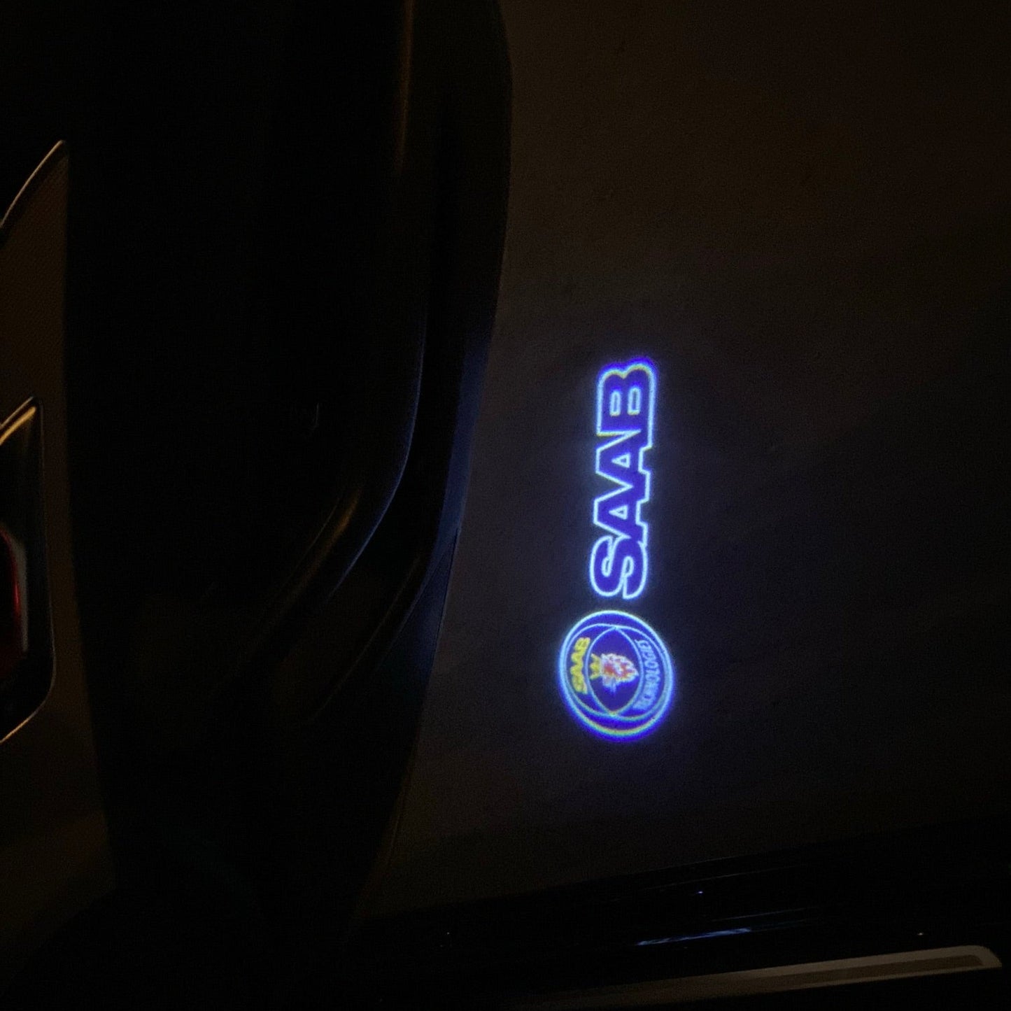 SAAB Original LOGO PROJECROTR LIGHTS Nr.2515 (quantity 1 = 1 sets/2 door lights)