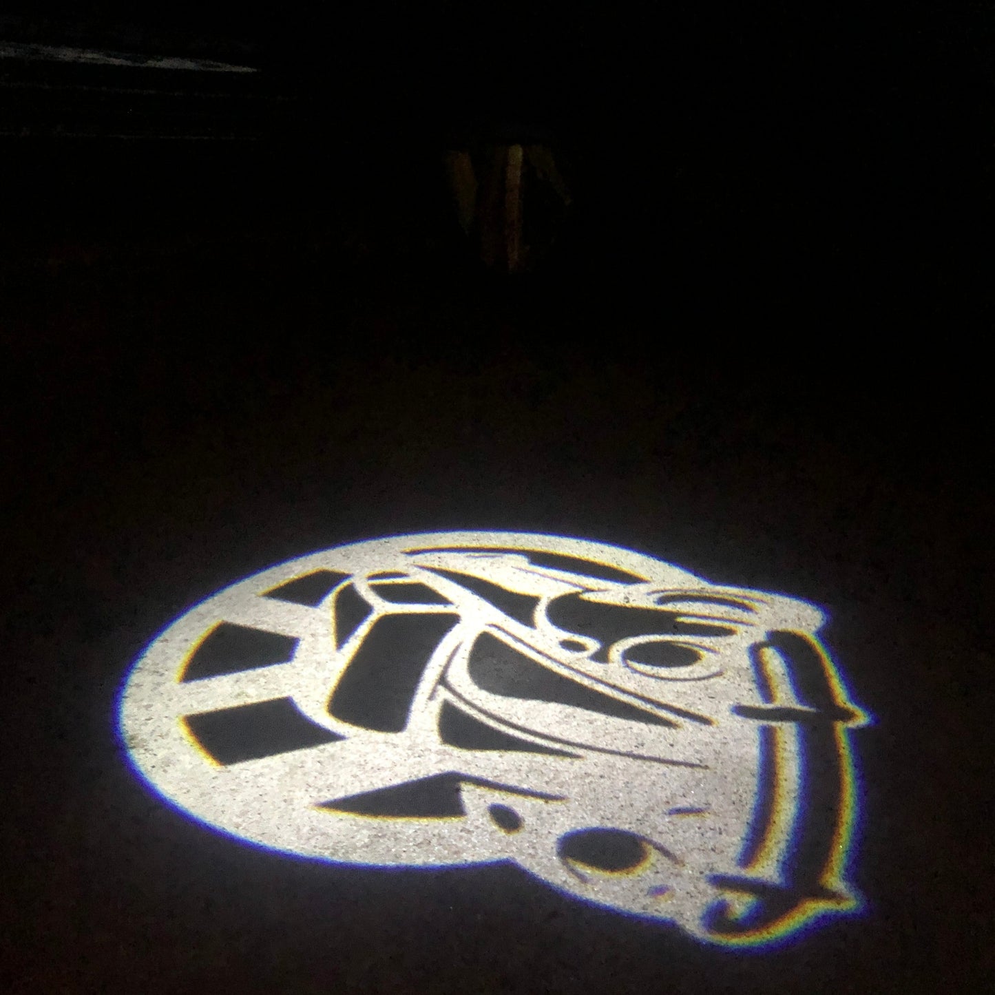 Volkswagen Door lights Original Logo Nr. 12 (quantity 1 = 2 Logo Films /2 door lights)