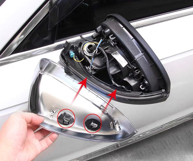 AUDI Q 5 / S Q5 Full Chrome Matt Door Wing Mirror Cover Cap Shell Housing