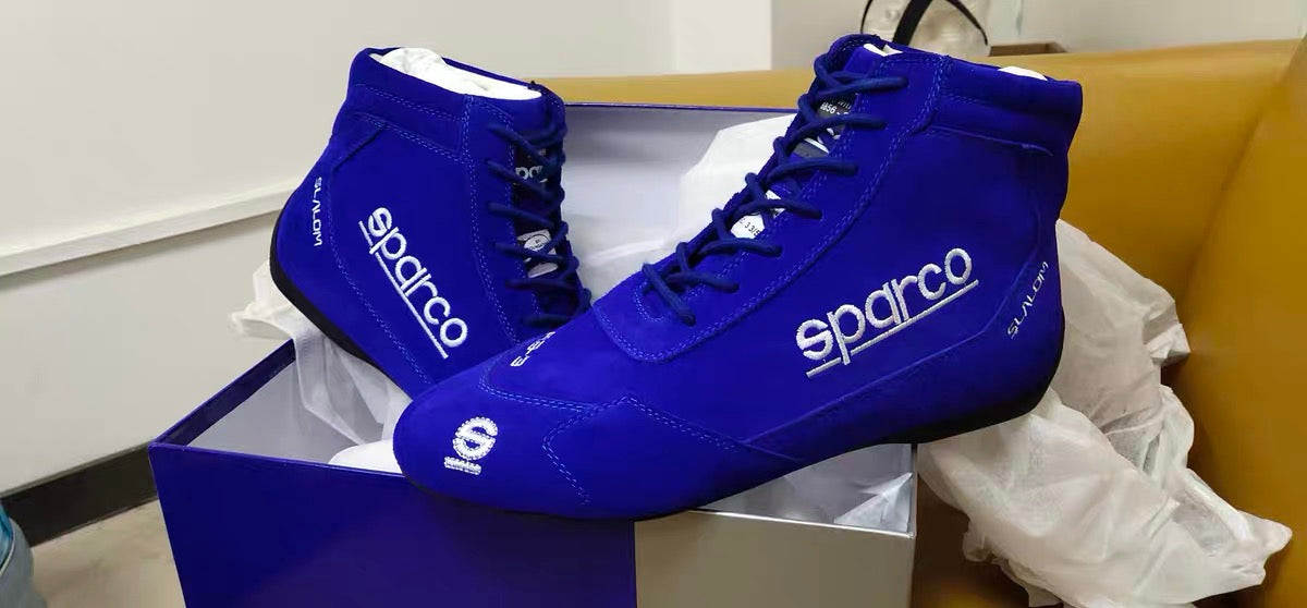 Sparco Italy slalom racing Shoes Blue Color Men