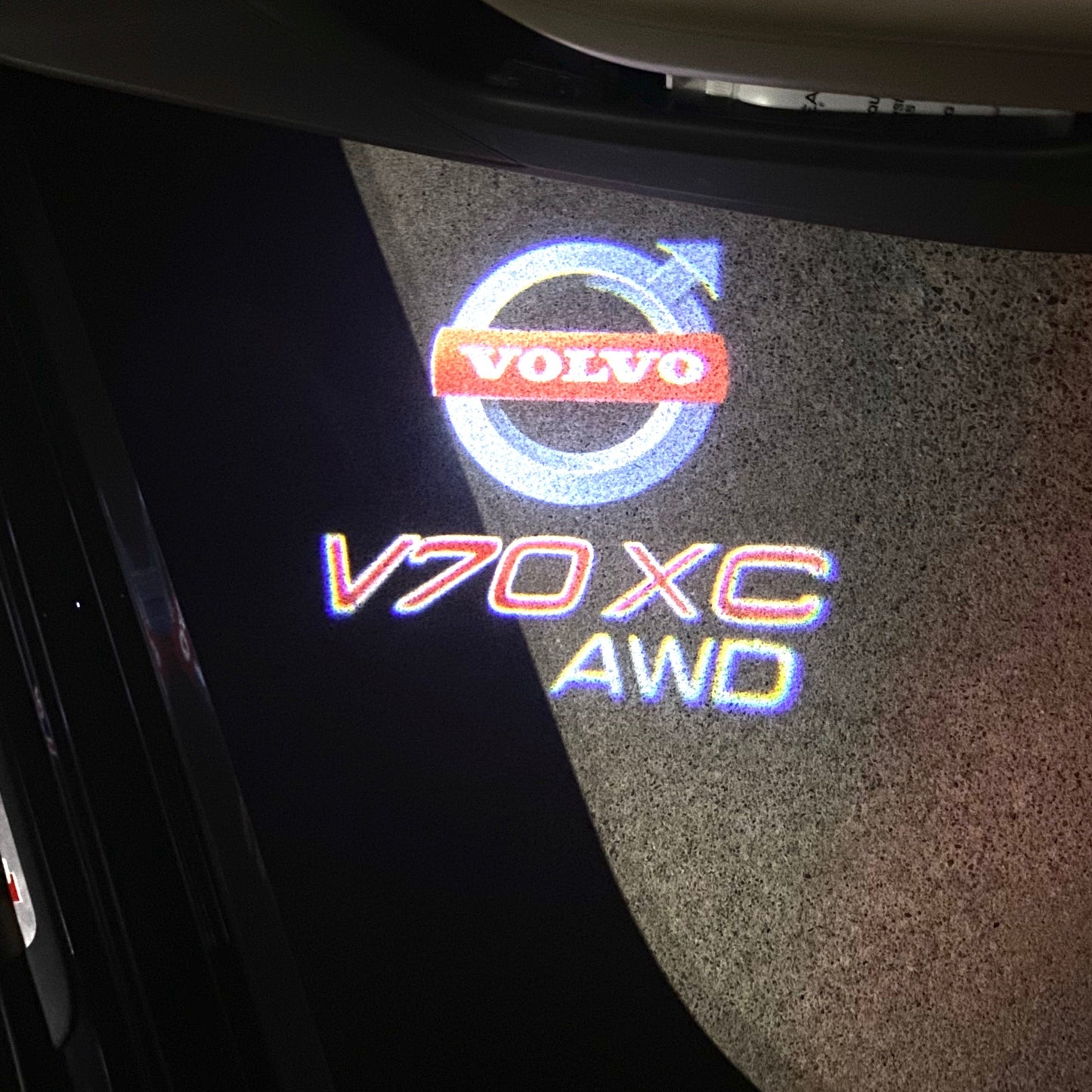 Volvo V 70 LOGO PROJECROTR LIGHTS Nr.05 (quantity 1 = 2 Logo Film / 2 door lights)