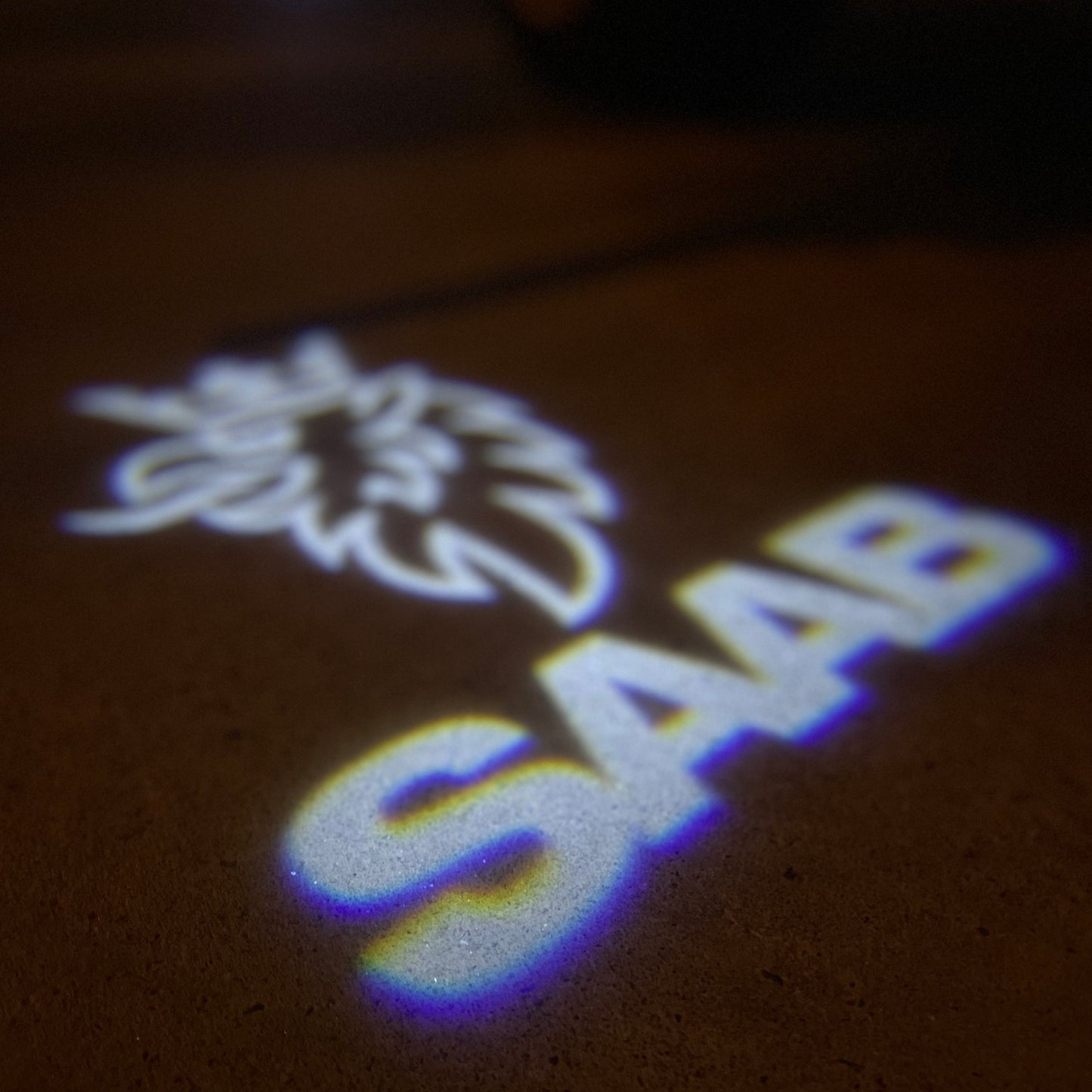SAAB Original LOGO PROJECROTR LIGHTS Nr.2518 (quantity 1 = 1 sets/2 door lights)