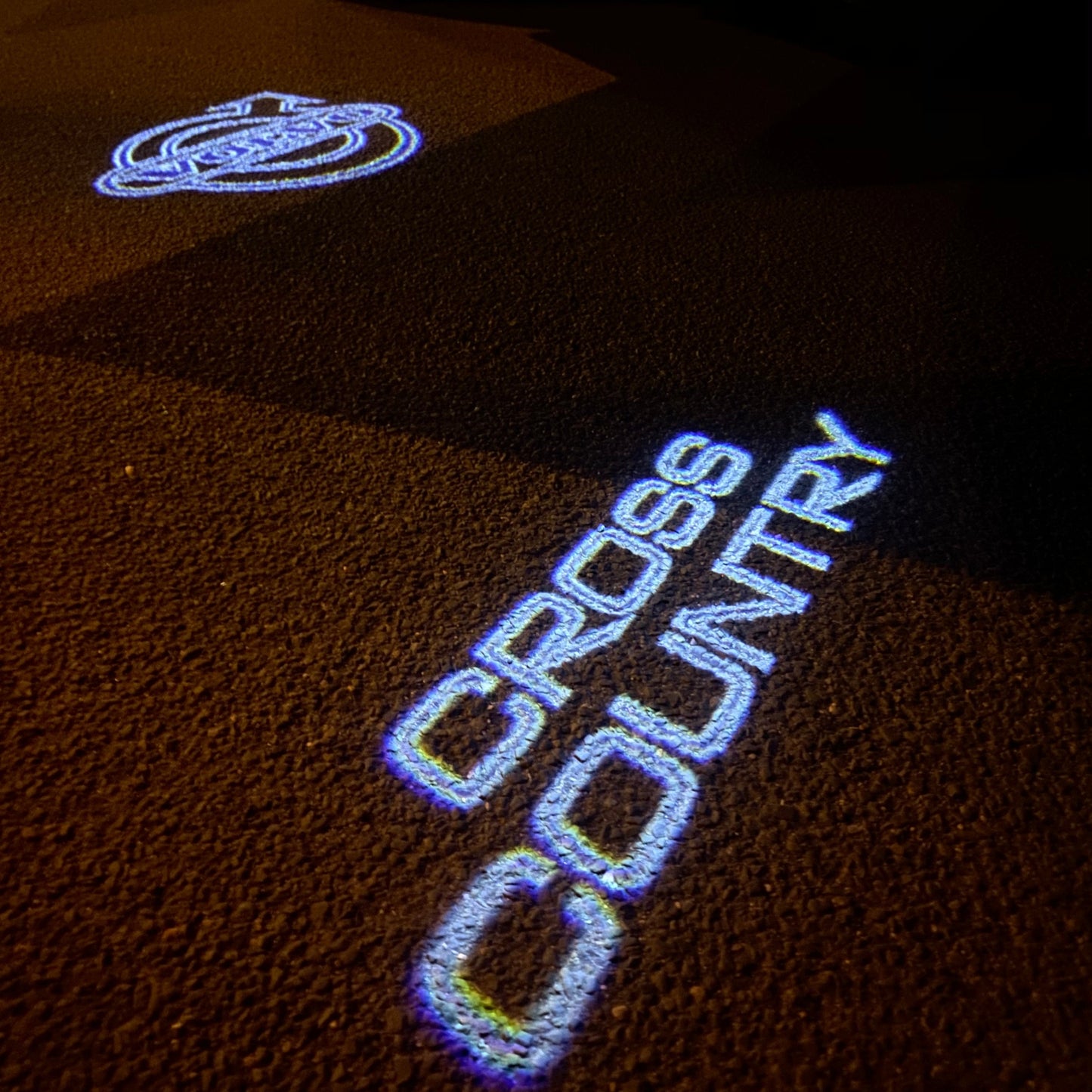 Volvo CROSS COUNTRY LOGO PROJECROTR LIGHTS Nr.50 (quantity 1 = 2 Logo Film / 2 door lights)