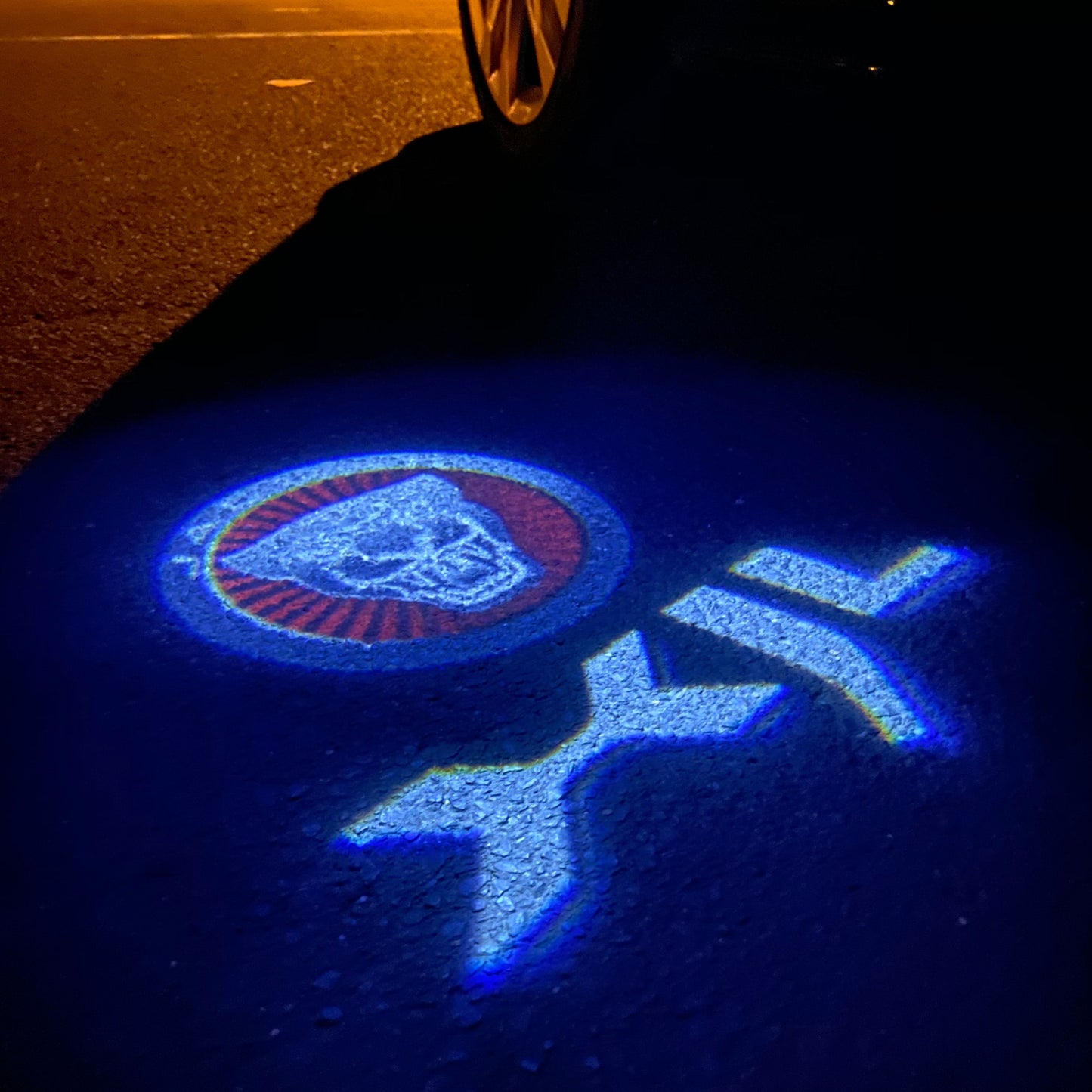 JAGUAR X J L LOGO PROJECROTR LIGHTS Nr.99 (quantity 1 = 1 sets/2 door lights)