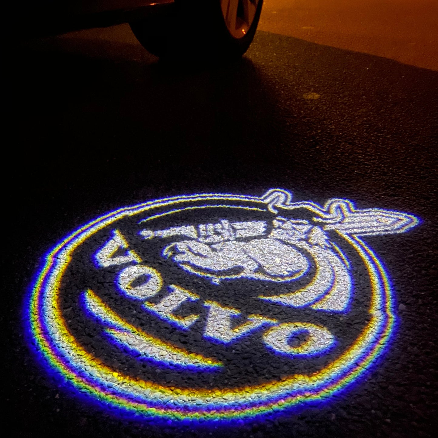 Volvo Original LOGO PROJECROTR LIGHTS Nr.62 (quantity 1 = 2 Logo Film / 2 door lights)