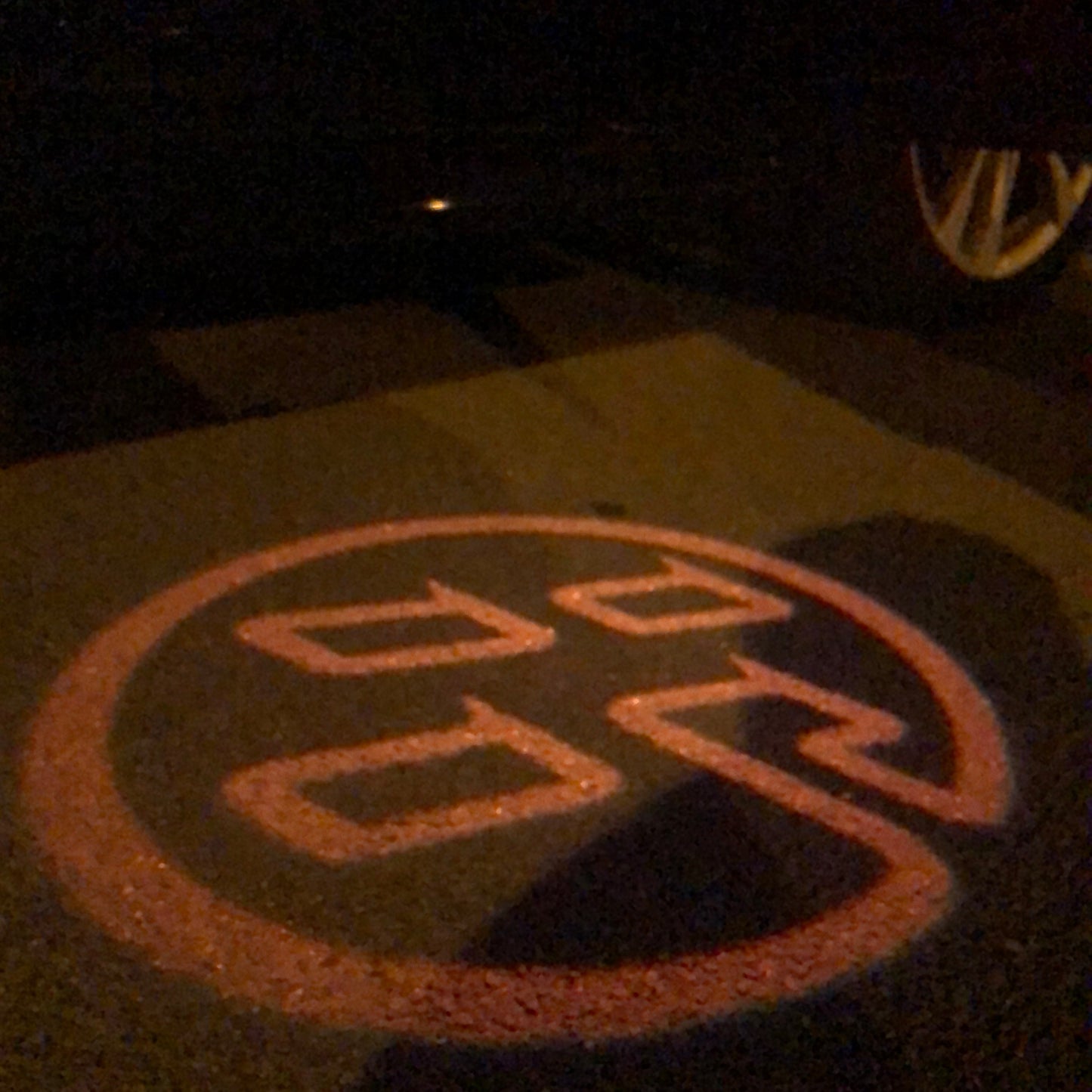 TOYOTA GT86 LOGO PROJECROTR LIGHTS Nr.04 (quantity 1 = 2 Logo Films /2 door lights)