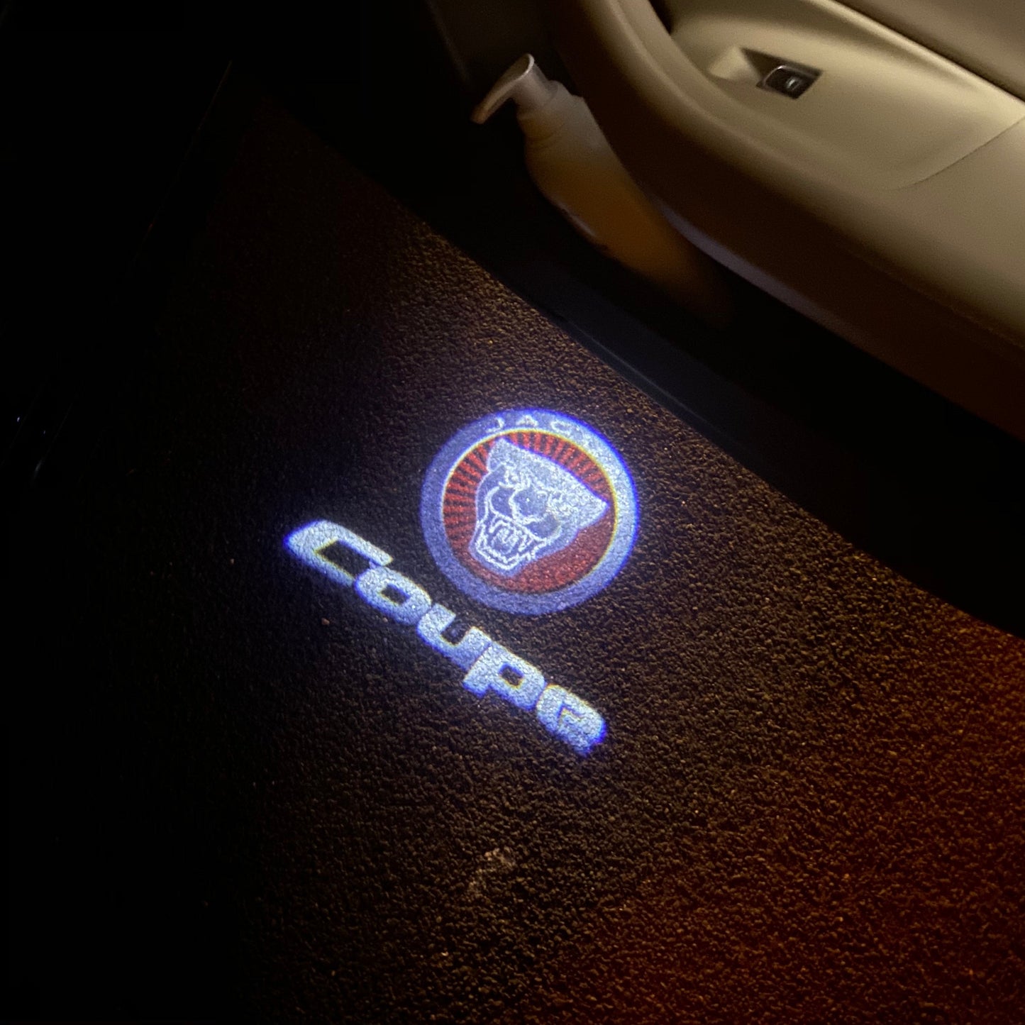 JAGUAR COUPE LOGO PROJECROTR LIGHTS Nr.98 (quantity 1 = 1 sets/2 door lights)