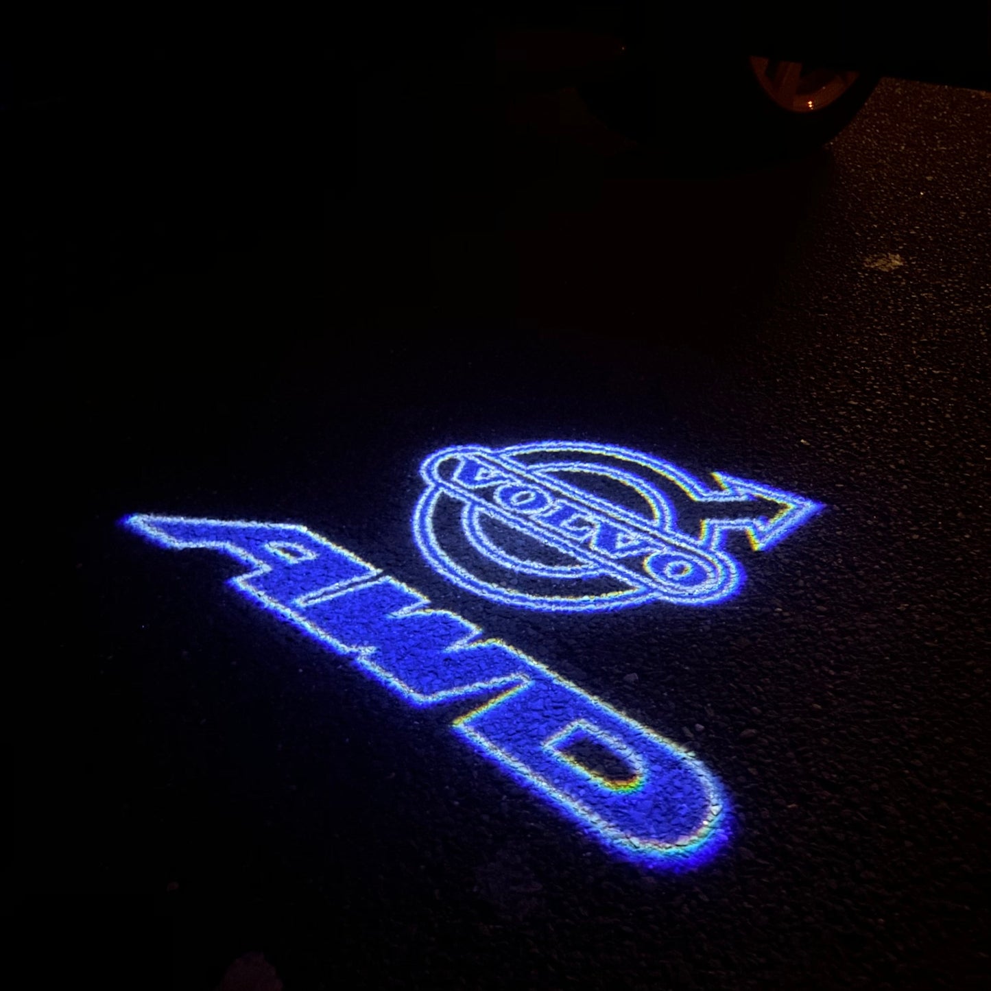 Volvo AWD LOGO PROJECROTR LIGHTS Nr.64 (quantity 1 = 2 Logo Film / 2 door lights)