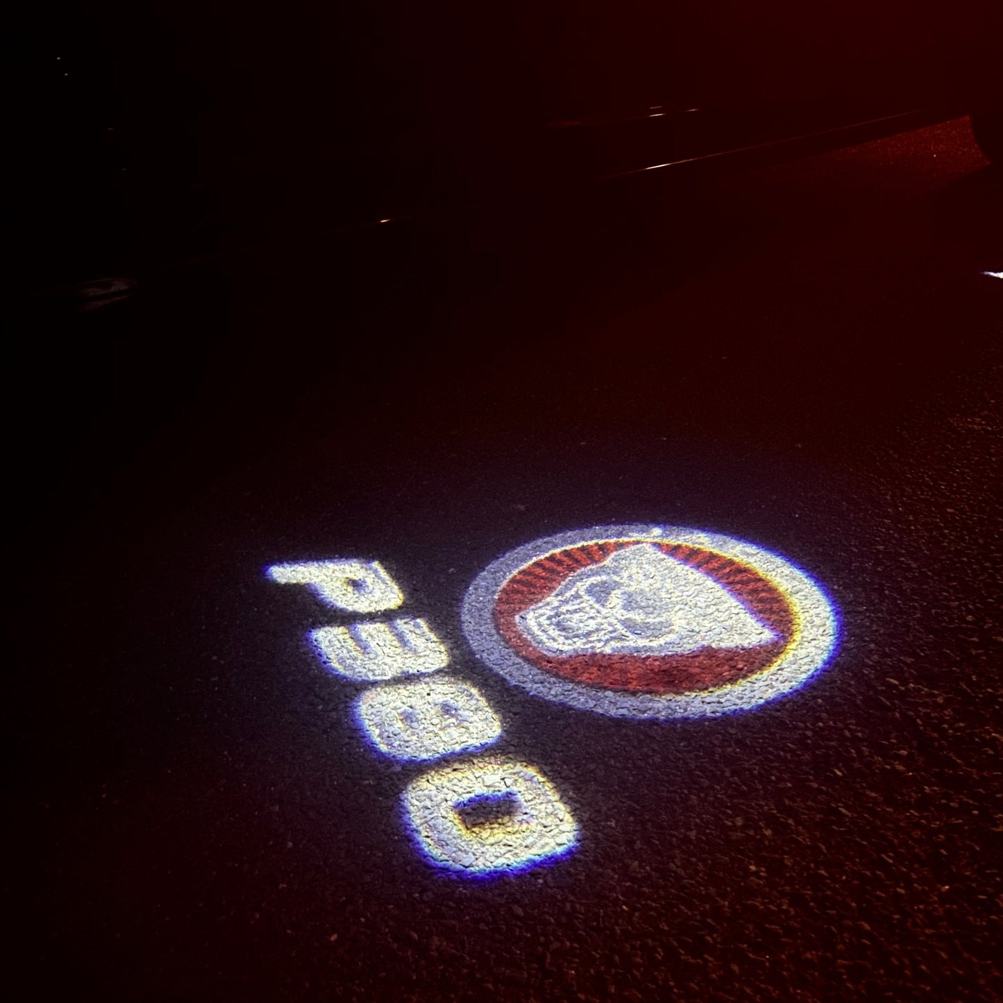 JAGUAR P 300 LOGO PROJECROTR LIGHTS Nr.94 (quantity 1 = 1 sets/2 door lights)