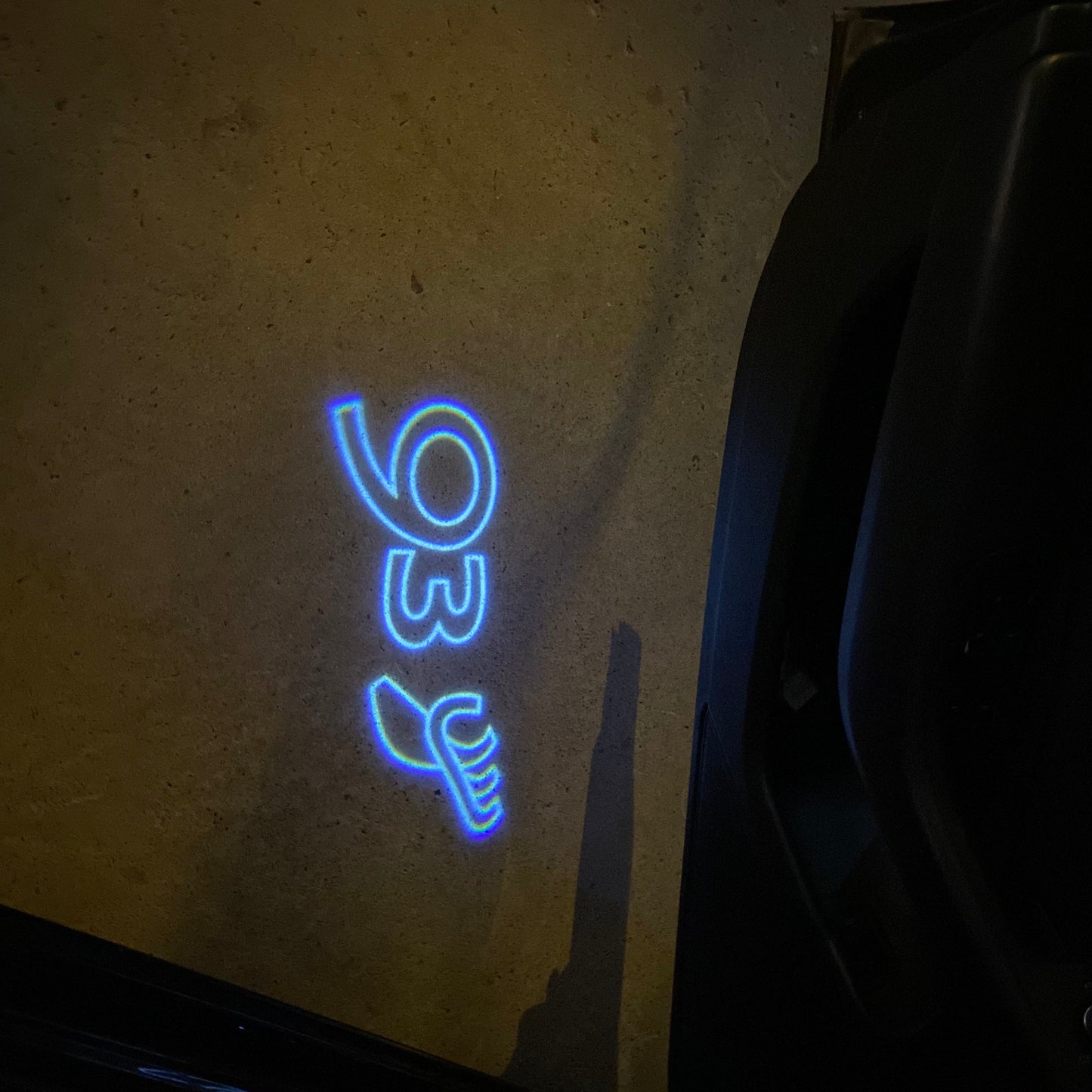 SAAB 93 LOGO PROJECROTR LIGHTS Nr.2516 (quantity 1 = 1 sets/2 door lights)