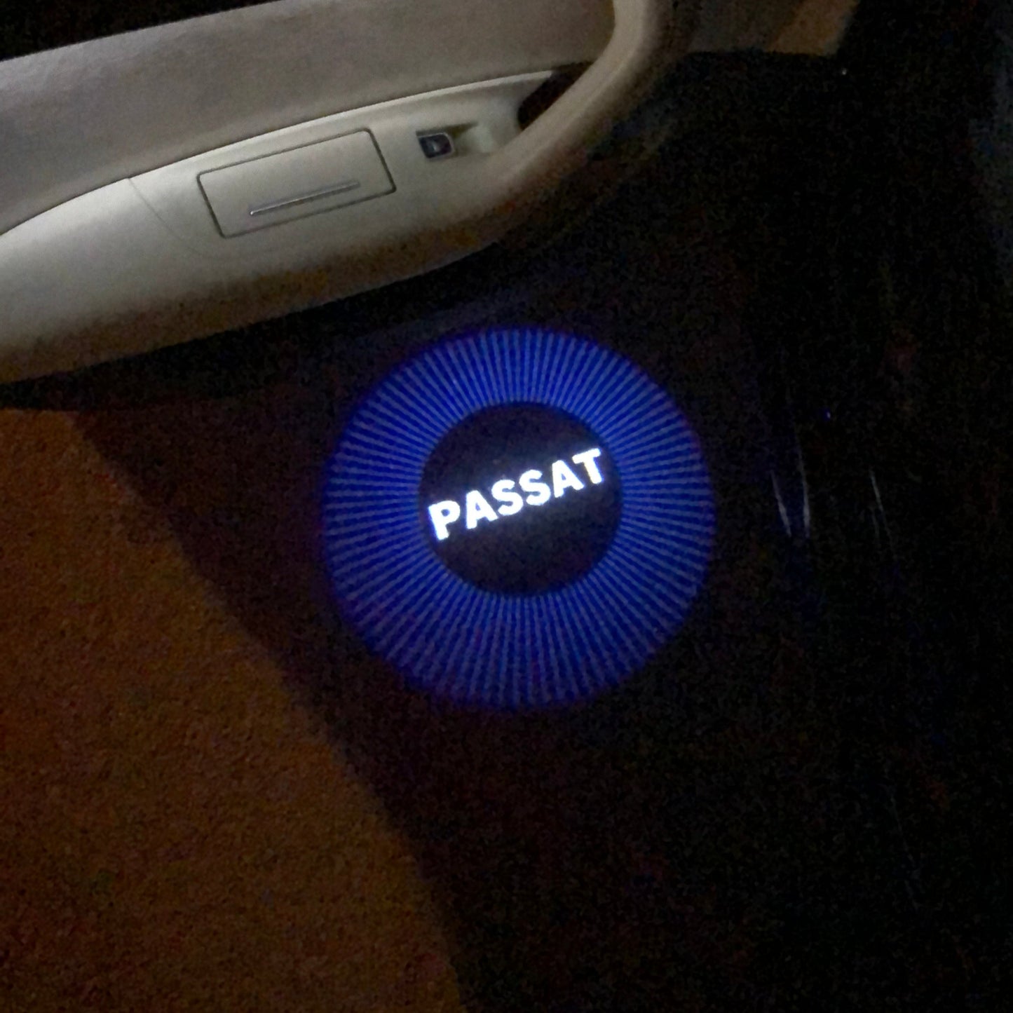 Volkswagen Door lights PASSAT Logo Nr.98 (quantity 1 = 2 Logo Films /2 door lights)