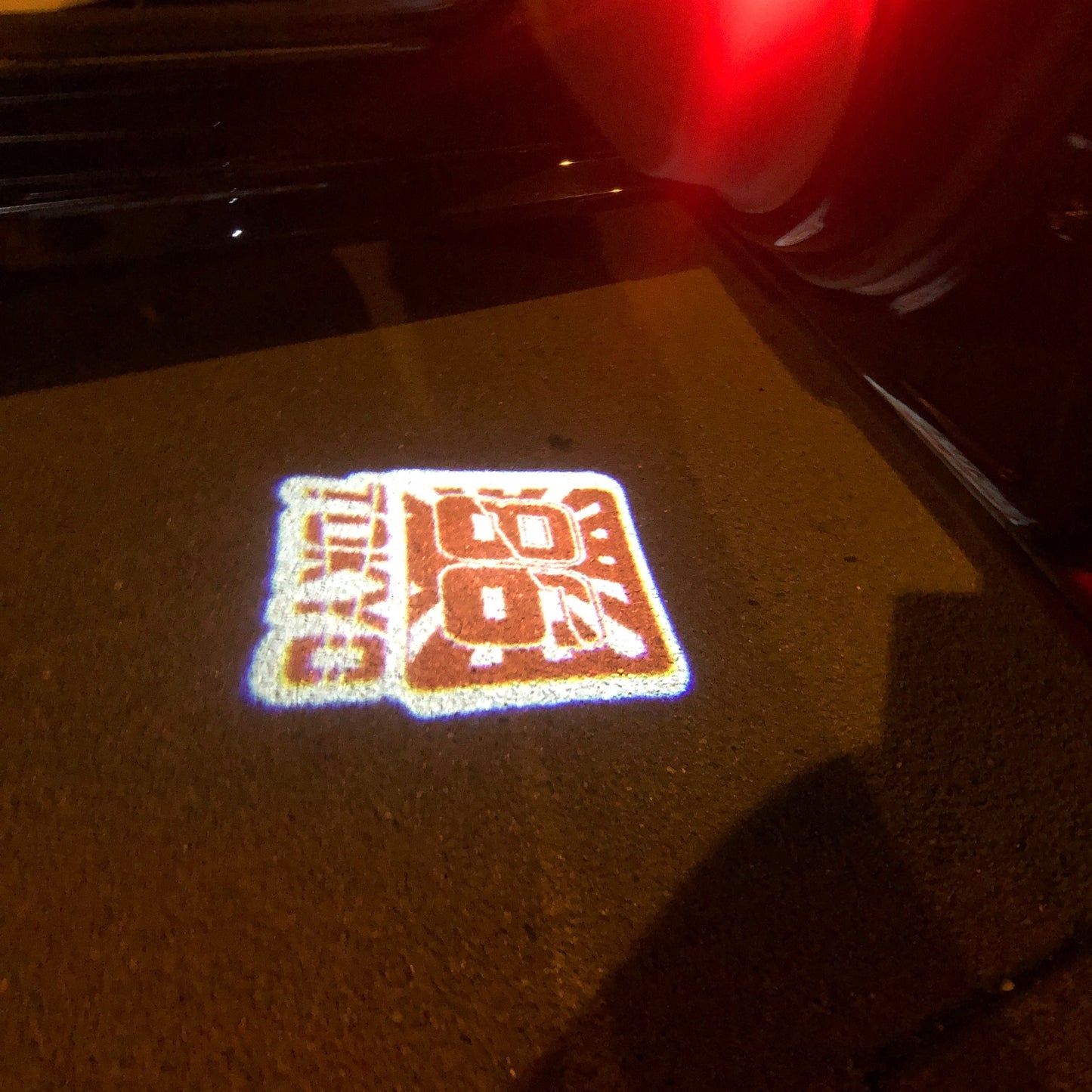 TOYOTA GT86 LOGO PROJECROTR LIGHTS Nr.14 (quantity 1 = 2 Logo Films /2 door lights)