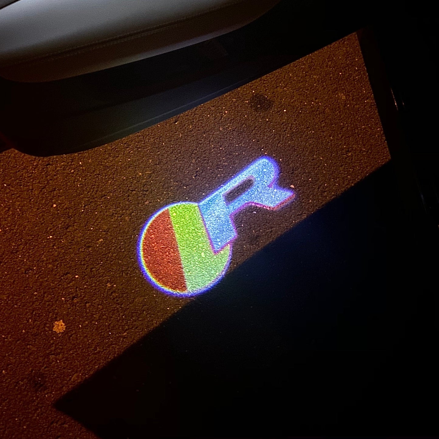 JAGUAR R LOGO PROJECROTR LIGHTS Nr.42 (quantity 1 = 1 sets/2 door lights)