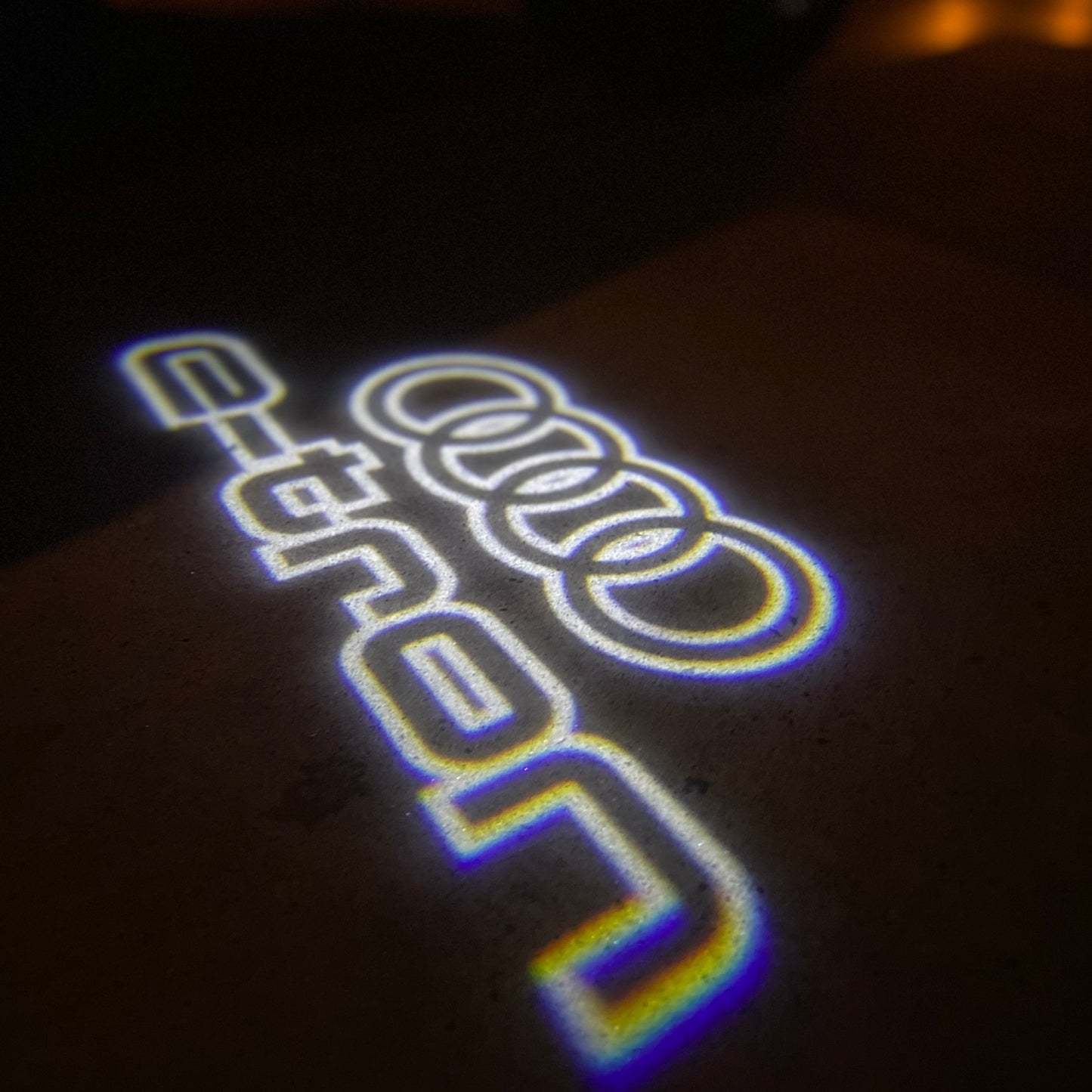 AUDI E-TRON LOGO PROJECTOT LIGHTS Nr.3705