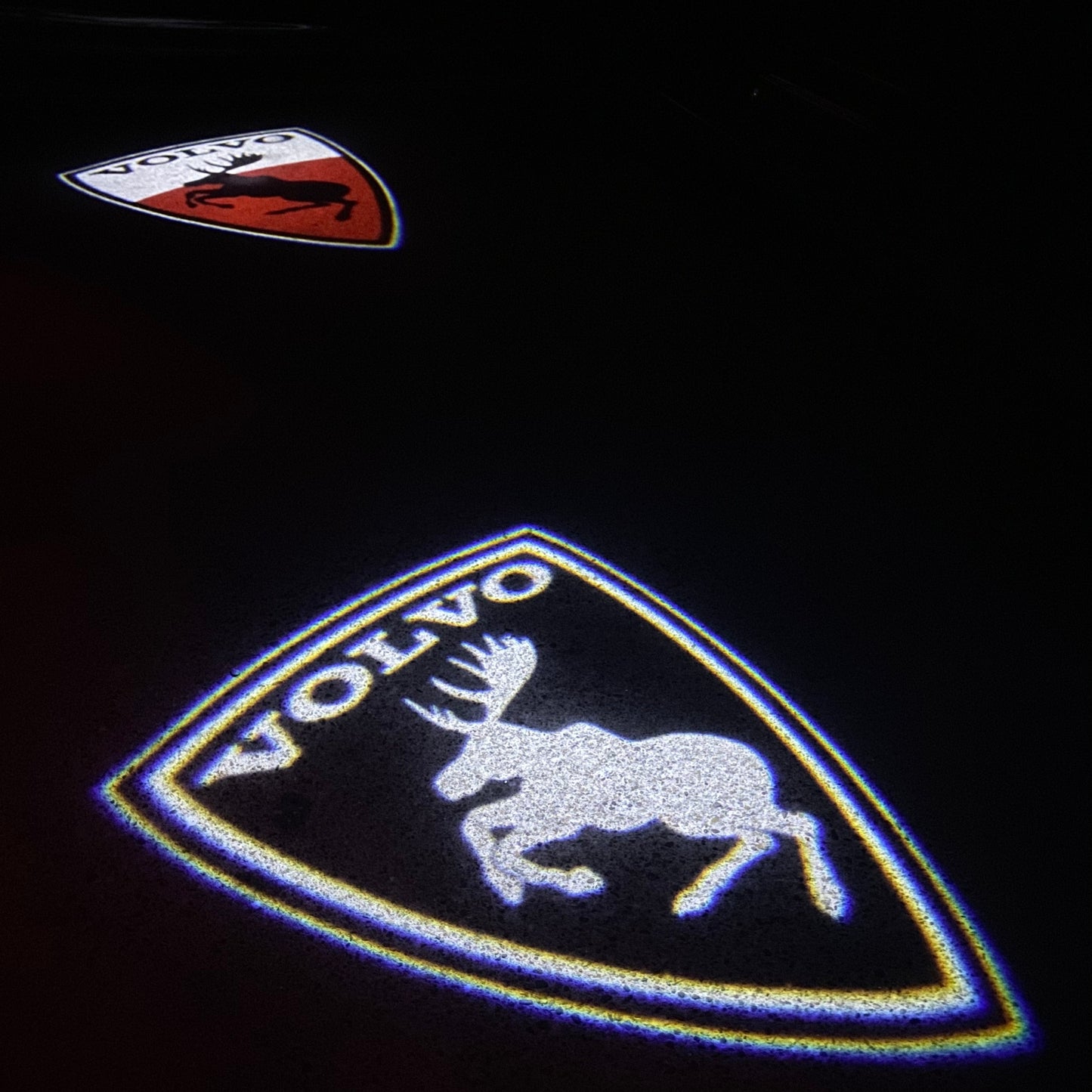 Volvo Milu deer LOGO PROJECROTR LIGHTS Nr.78 (quantity 1 = 2 Logo Film / 2 door lights)