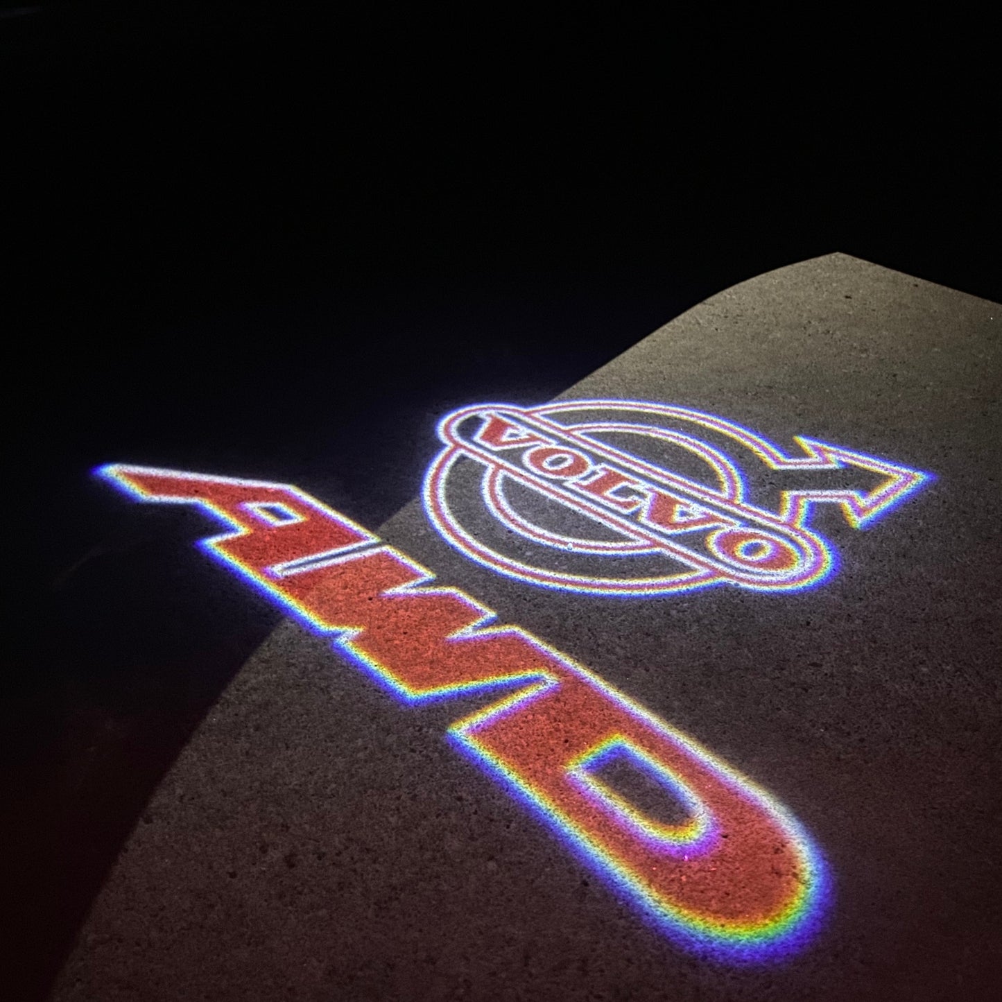 Volvo AWD LOGO PROJECROTR LIGHTS Nr.65 (quantity 1 = 2 Logo Film / 2 door lights)