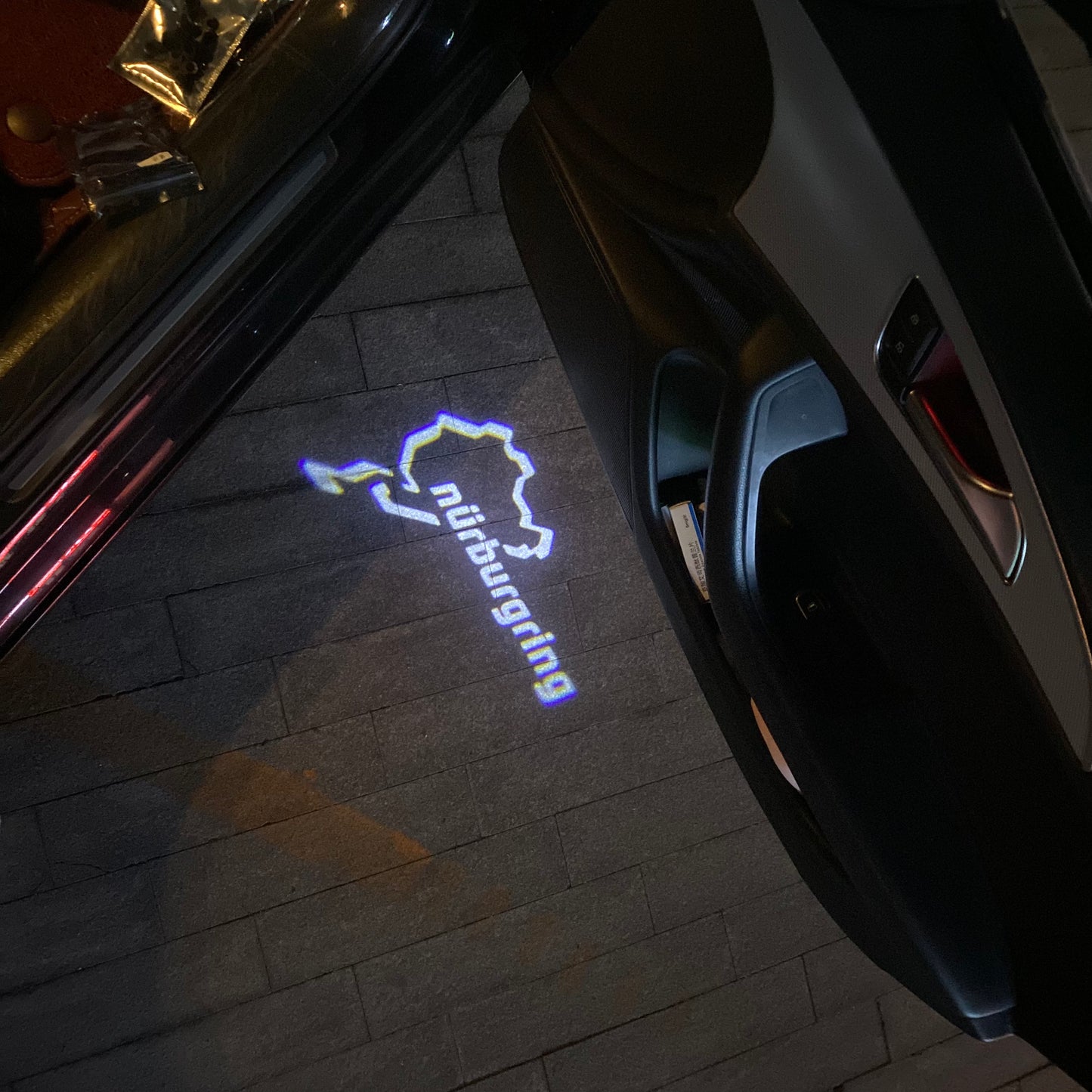 Nürburgring Logo Nr.229 (quantity 1 = 2 Logo Films /2 door lights)Automobile Racing & Culture