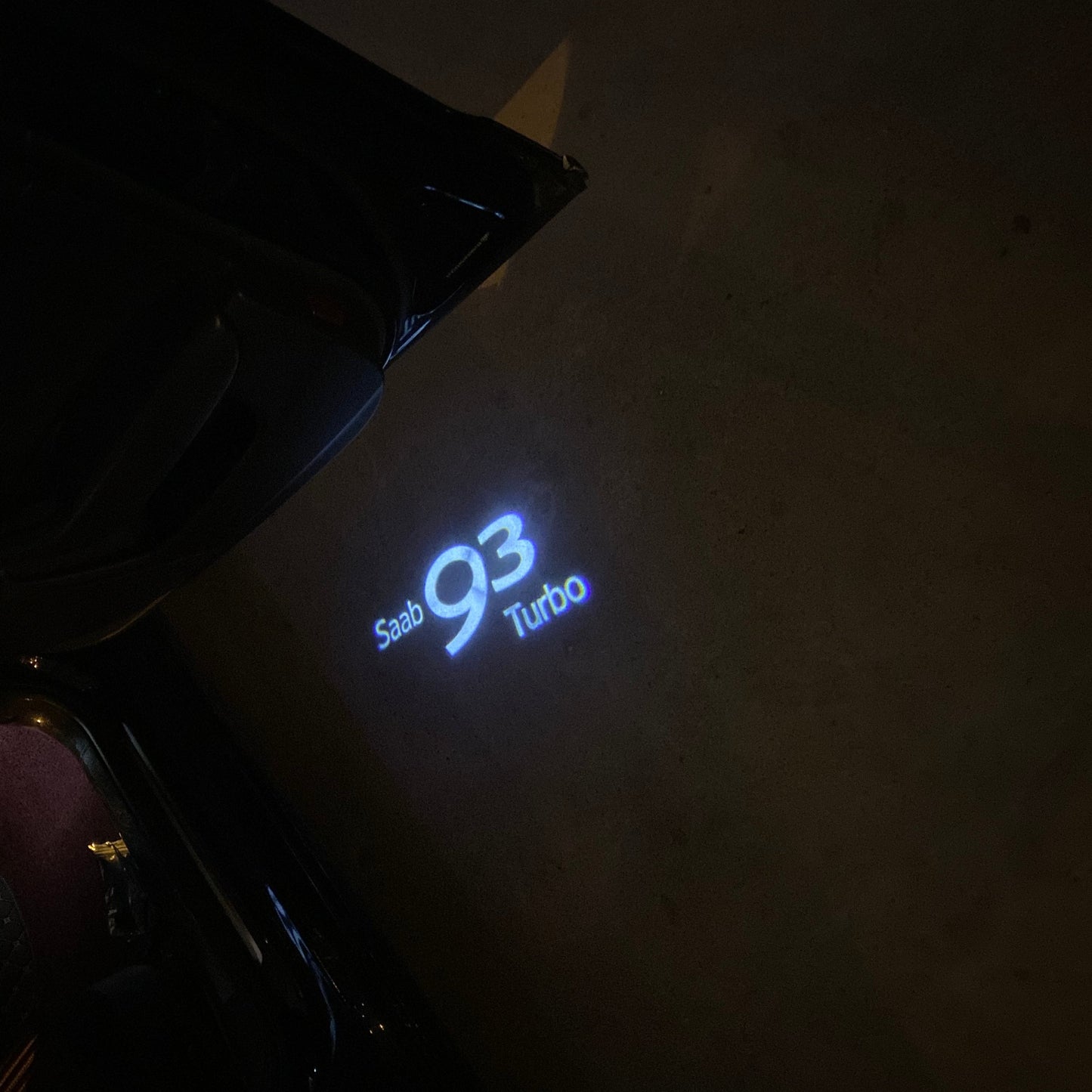 SAAB 93 LOGO PROJECROTR LIGHTS Nr.2507 (quantity 1 = 1 sets/2 door lights)