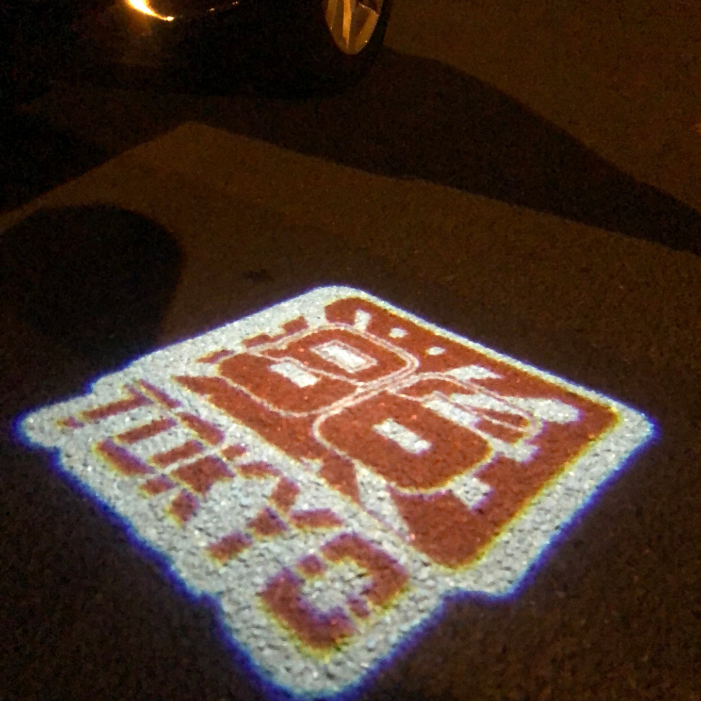 TOYOTA GT86 LOGO PROJECROTR LIGHTS Nr.14 (quantity 1 = 2 Logo Films /2 door lights)