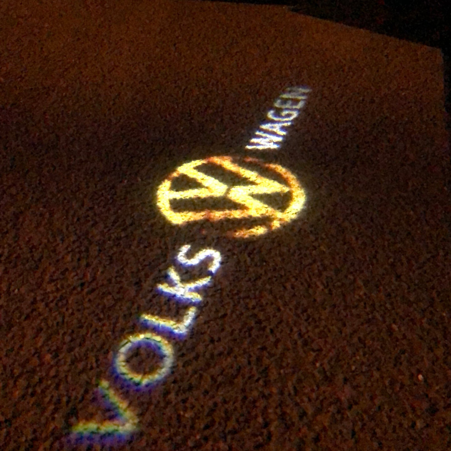 Volkswagen Door lights Original Logo Nr. 06 ( quantity 1 = 2 logo film / 2 door lights)