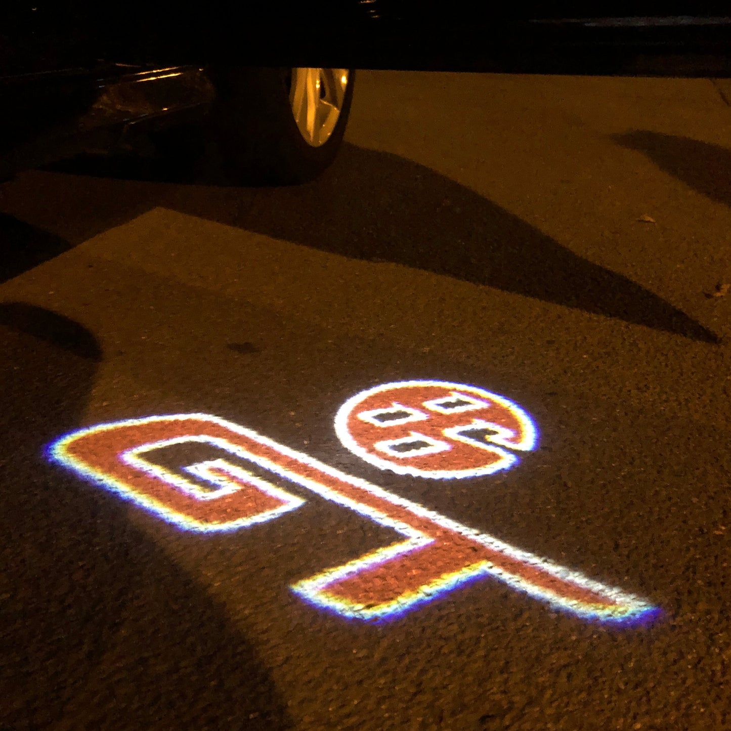 TOYOTA GT86 LOGO PROJECROTR LIGHTS Nr.18 (quantity 1 = 2 Logo Films /2 door lights)