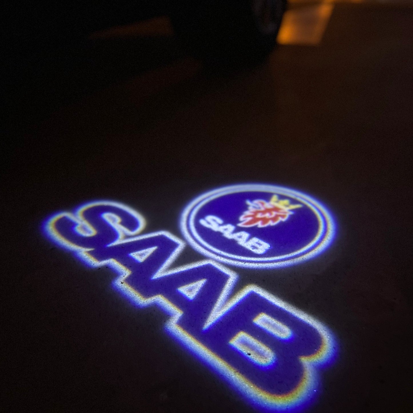 SAAB Original LOGO PROJECROTR LIGHTS Nr.2519 (quantity 1 = 1 sets/2 door lights)
