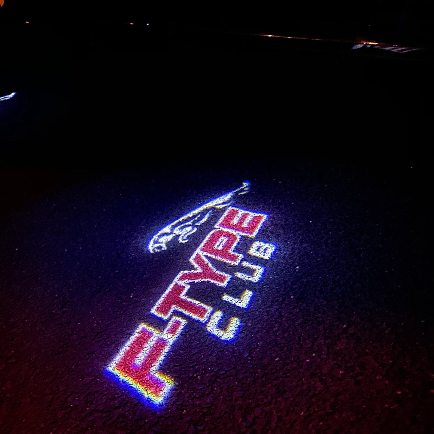 JAGUAR F TYPE LOGO PROJECROTR LIGHTS Nr.137 (quantity 1 = 1 sets/2 door lights