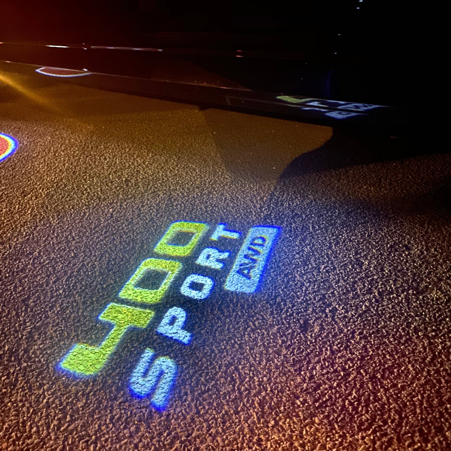JAGUAR 400 SPORT LOGO PROJECROTR LIGHTS Nr.51 (quantity 1 = 1 sets/2 door lights)