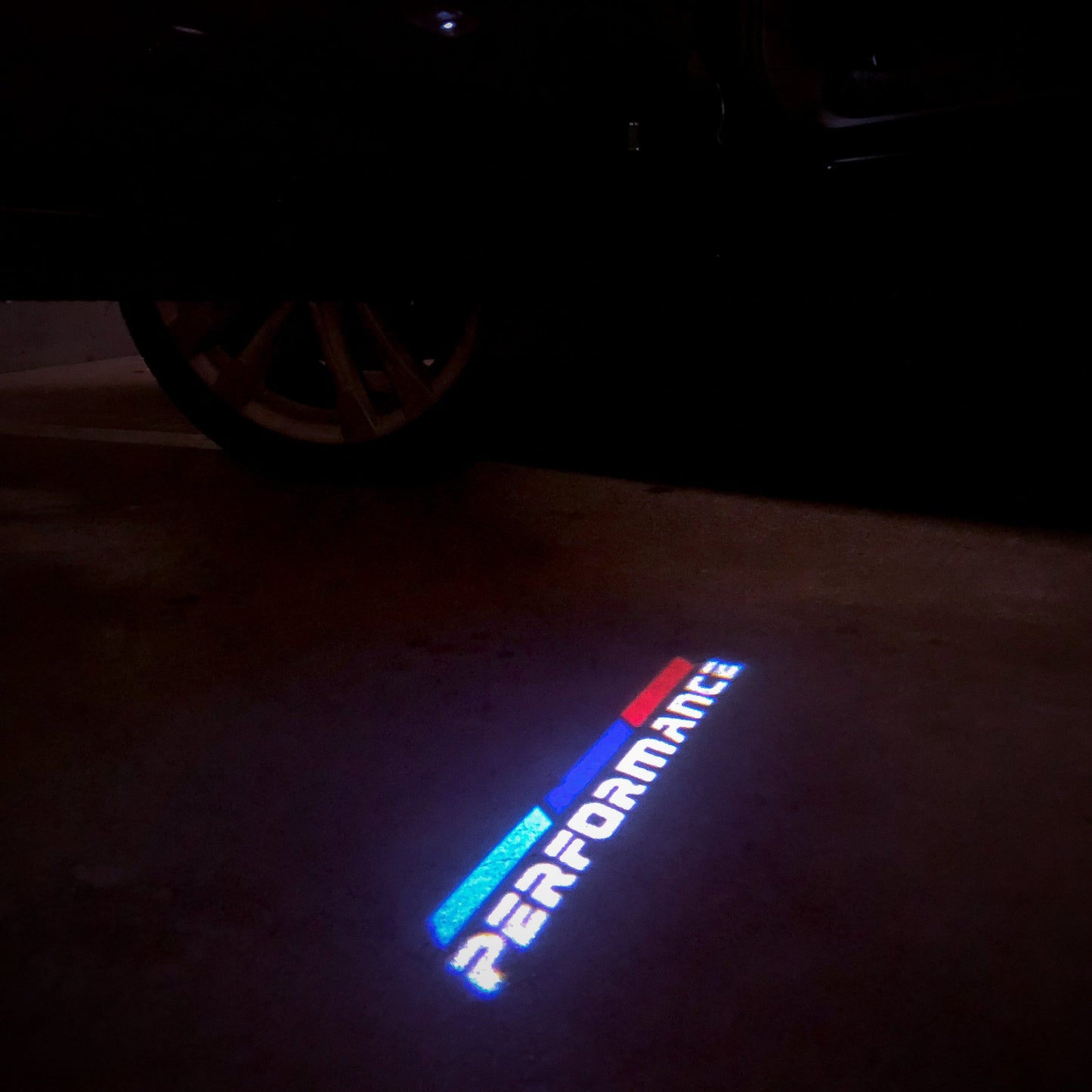 BMW M PERFORMACE LOGO PROJECTOT LIGHTS Nr.12 (quantity 1 = 1 sets/2 door lights)