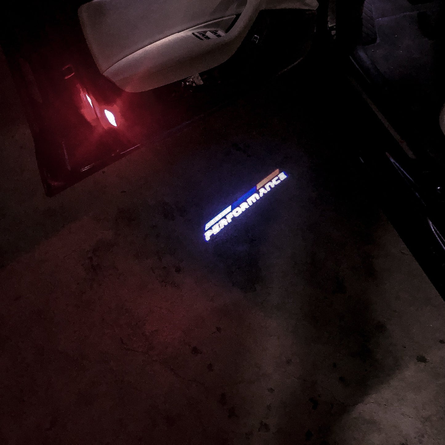 BMW M PERFORMACE LOGO PROJECTOT LIGHTS Nr.12 (quantity 1 = 1 sets/2 door lights)