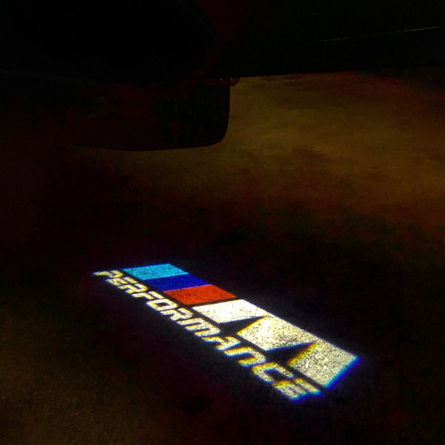 BMW M PERFORMACE LOGO PROJECTOT LIGHTS Nr.10 (quantity 1 = 1 sets/2 door lights)