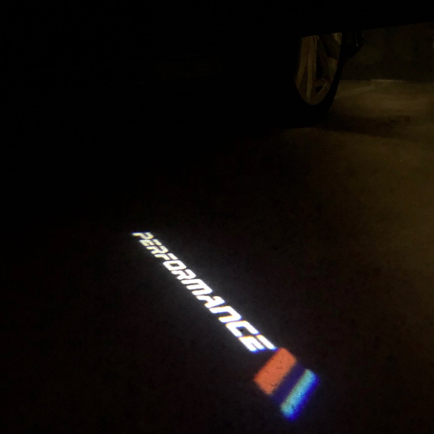 BMW M PERFORMACE LOGO PROJECTOT LIGHTS Nr.15 (quantity 1 = 1 sets/2 door lights)