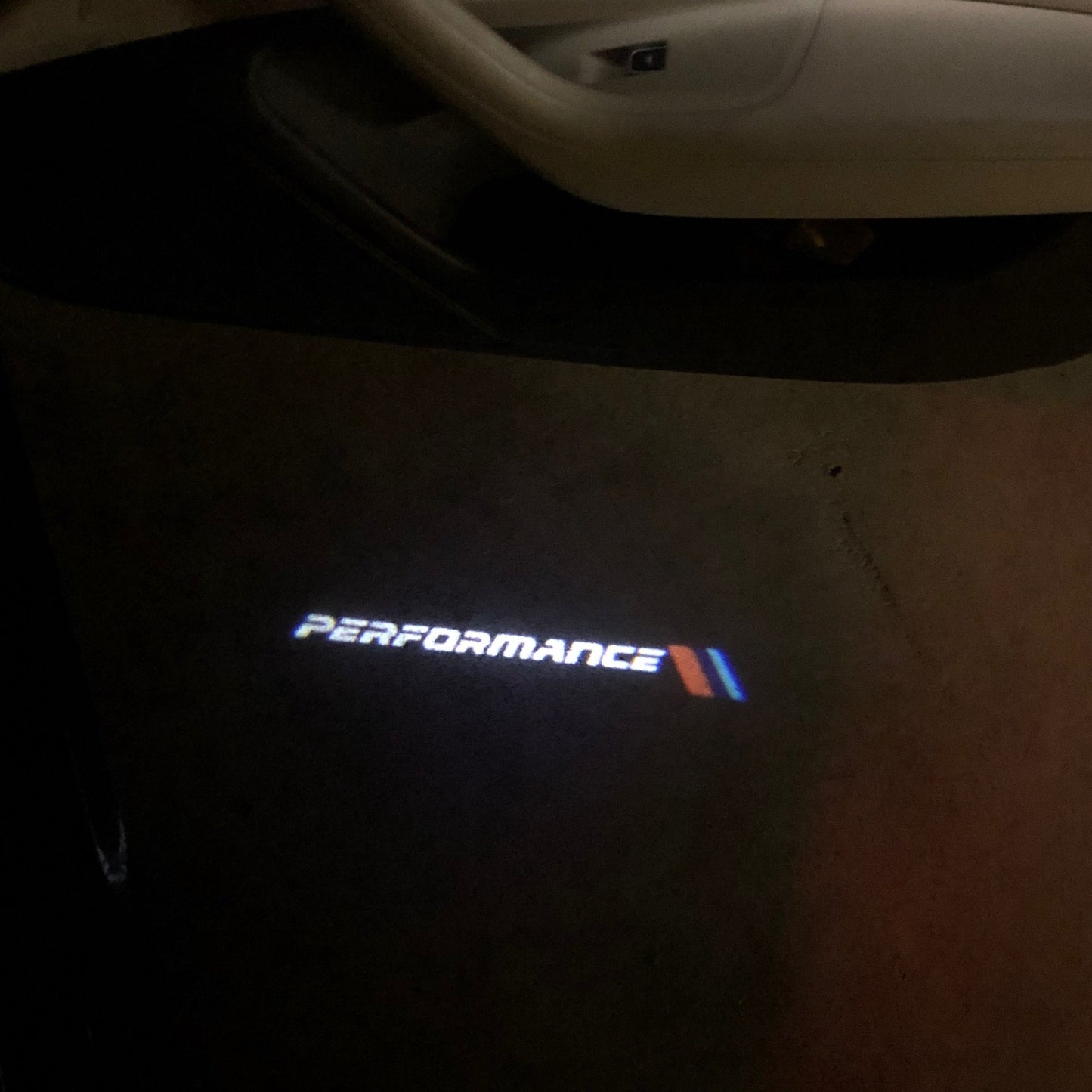 BMW M PERFORMACE LOGO PROJECTOT LIGHTS Nr.15 (quantity 1 = 1 sets/2 door lights)