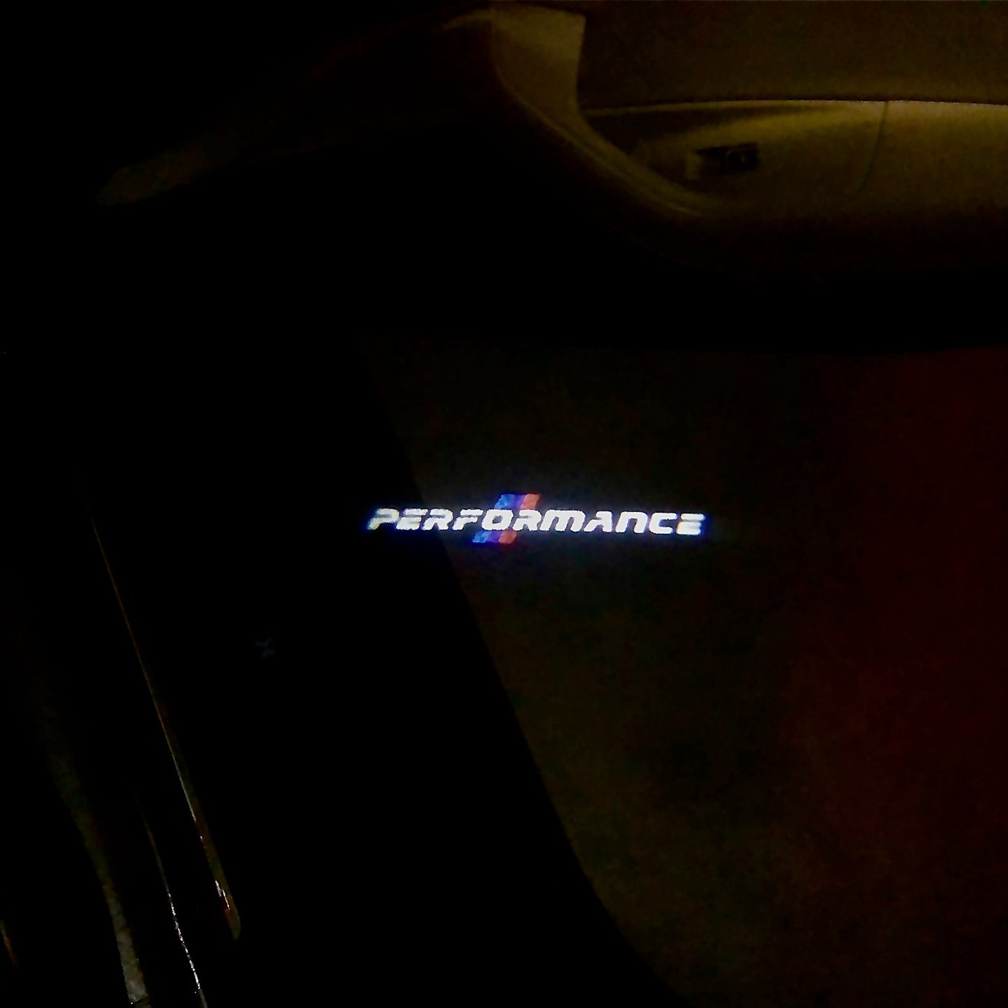 BMW M PERFORMACE LOGO PROJECTOT LIGHTS Nr.14 (quantity 1 = 1 sets/2 door lights)