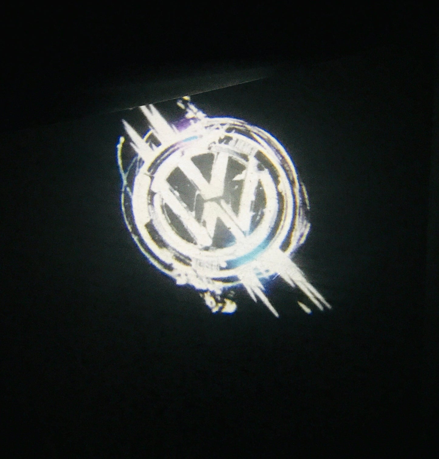 Volkswagen Door lights Original Logo Nr. 146 ( quantity 1 = 2 logo film / 2 door lights)