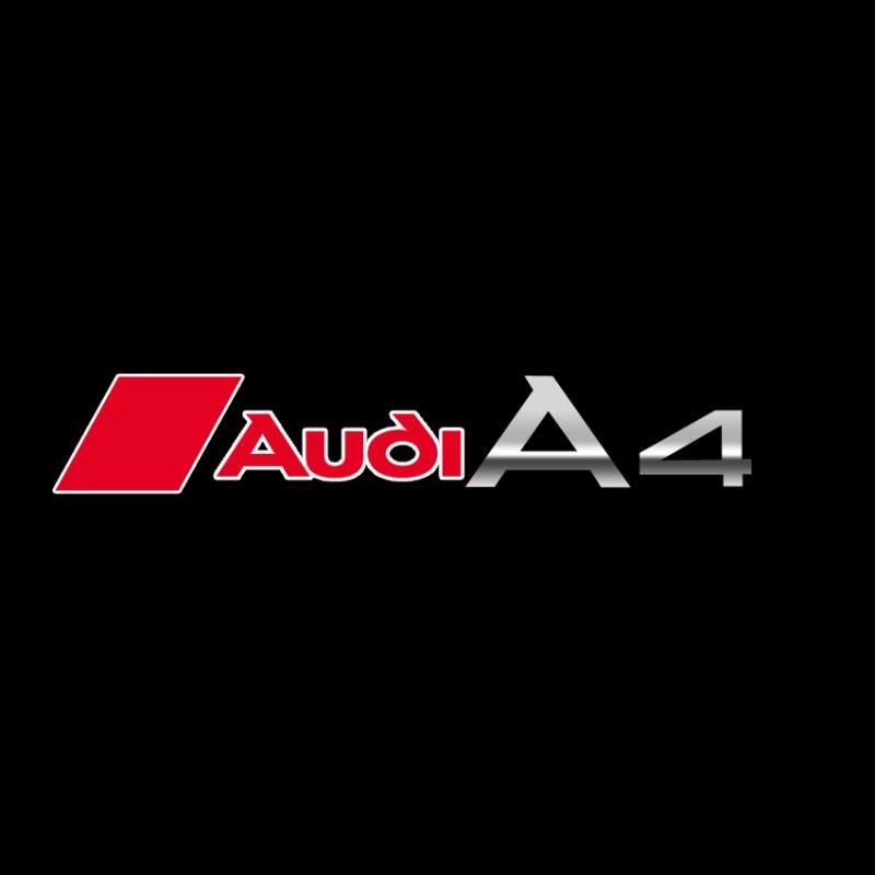 AUDI A4 LOGO PROJECTOT LIGHTS Nr.39 (quantity 1 = 2 Logo Films /2 door lights)
