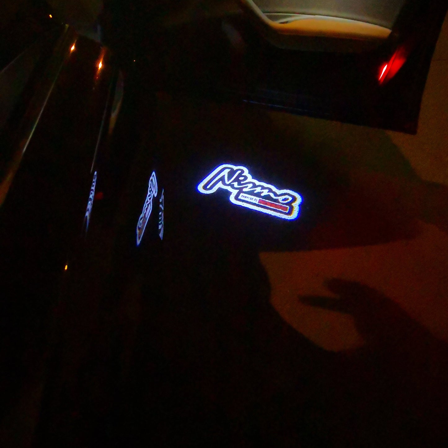 NISMO LOGO PROJECTOT LIGHTS Nr.10 (quantity 1 = 2 Logo Films /2 door lights)