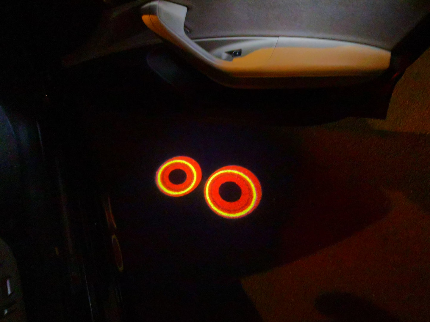 GTR-R35 LOGO PROJECTOT LIGHTS Nr.09 (quantity 1 = 2 Logo Films /2 door lights)