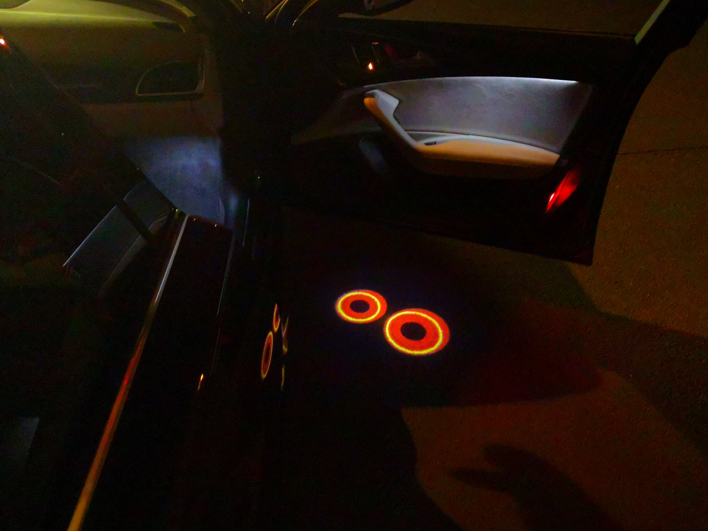 GTR-R35 LOGO PROJECTOT LIGHTS Nr.09 (quantity 1 = 2 Logo Films /2 door lights)