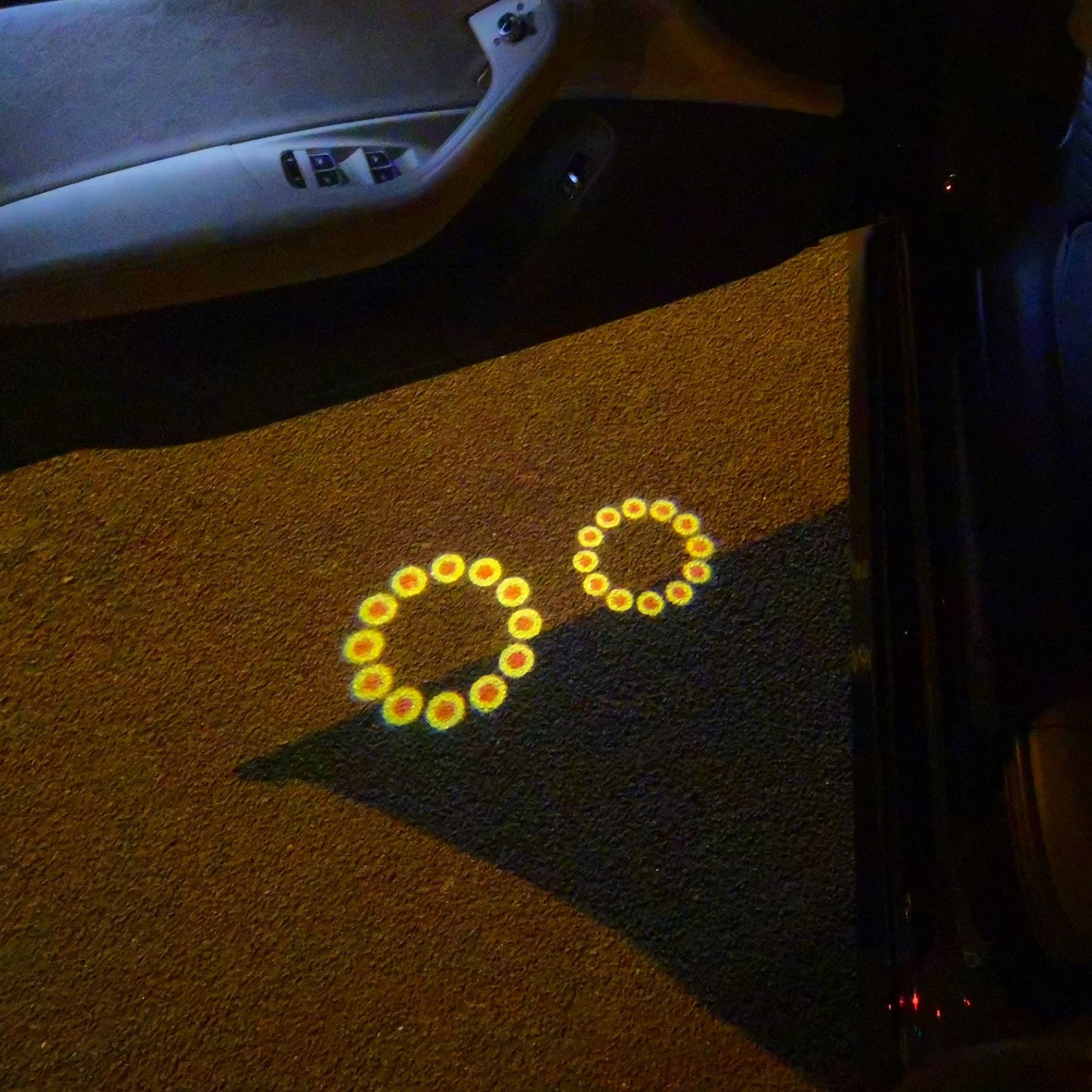 GTR-R35 LOGO PROJECTOT LIGHTS Nr.08 (quantity 1 = 2 Logo Films /2 door lights)