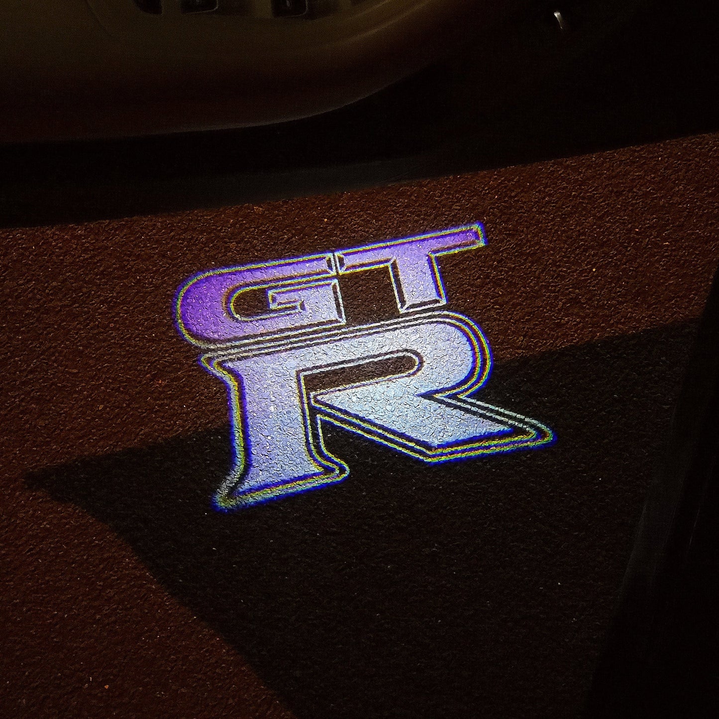 GTR-R35 LOGO PROJECTOT LIGHTS Nr.05 (quantity 1 = 2 Logo Films /2 door lights)