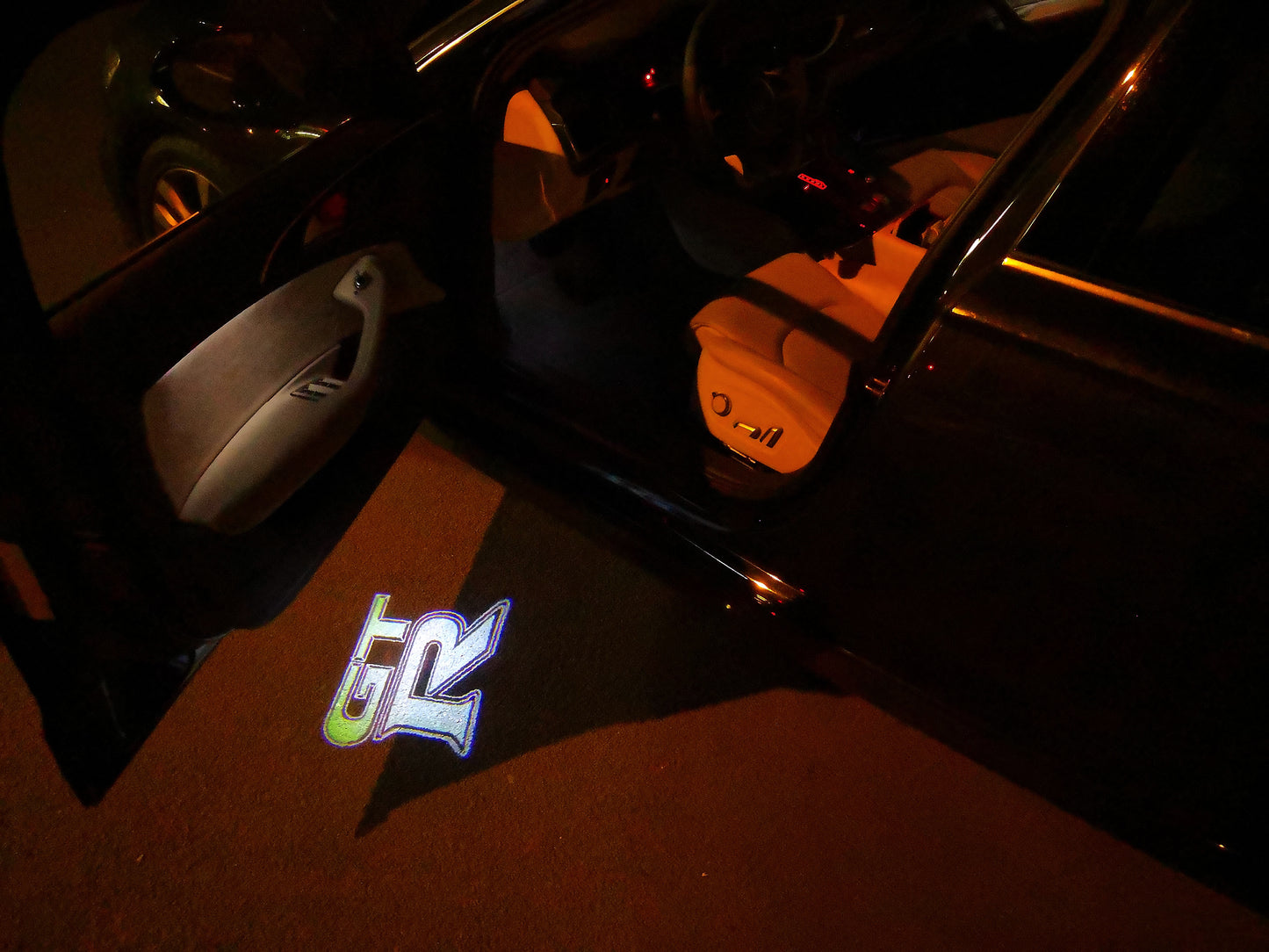 GTR-R35 LOGO PROJECTOT LIGHTS Nr.07 (quantity 1 = 2 Logo Films /2 door lights)