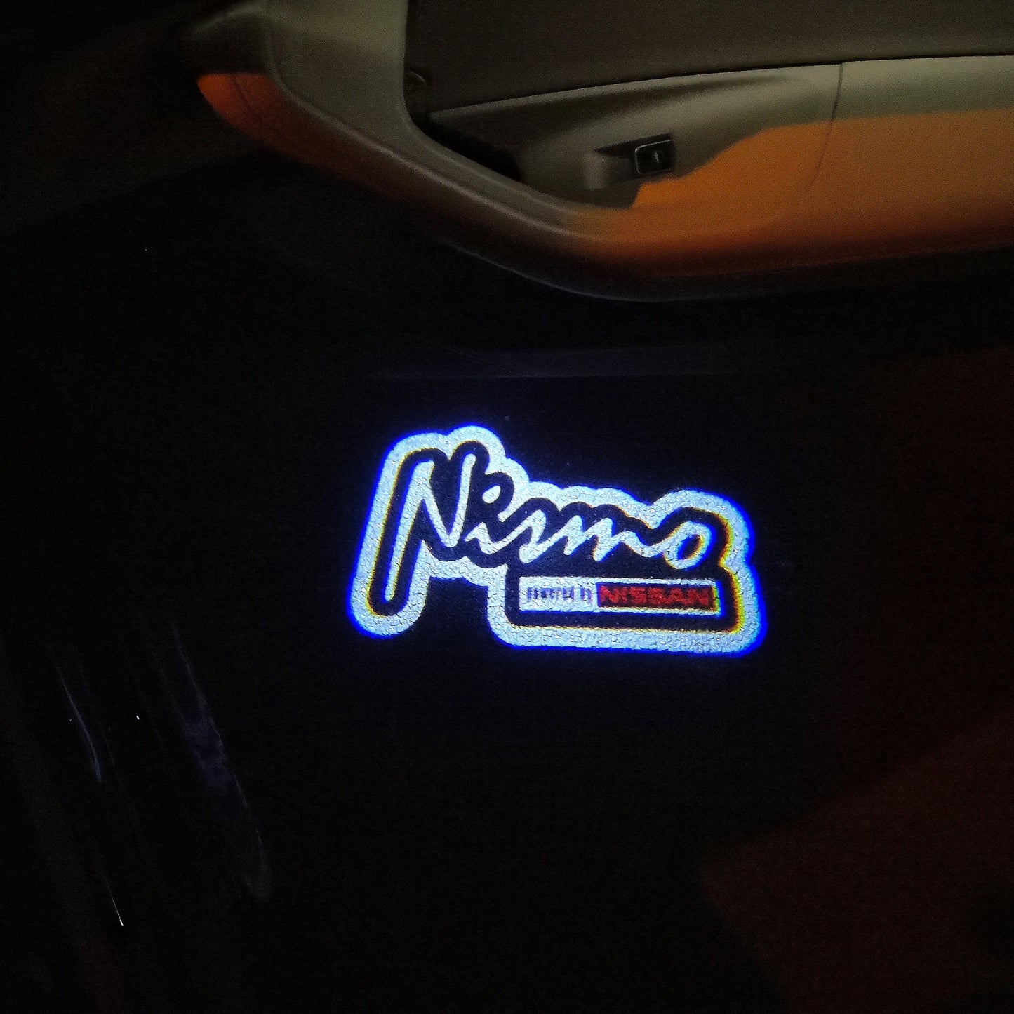 NISMO LOGO PROJECTOT LIGHTS Nr.10 (quantity 1 = 2 Logo Films /2 door lights)