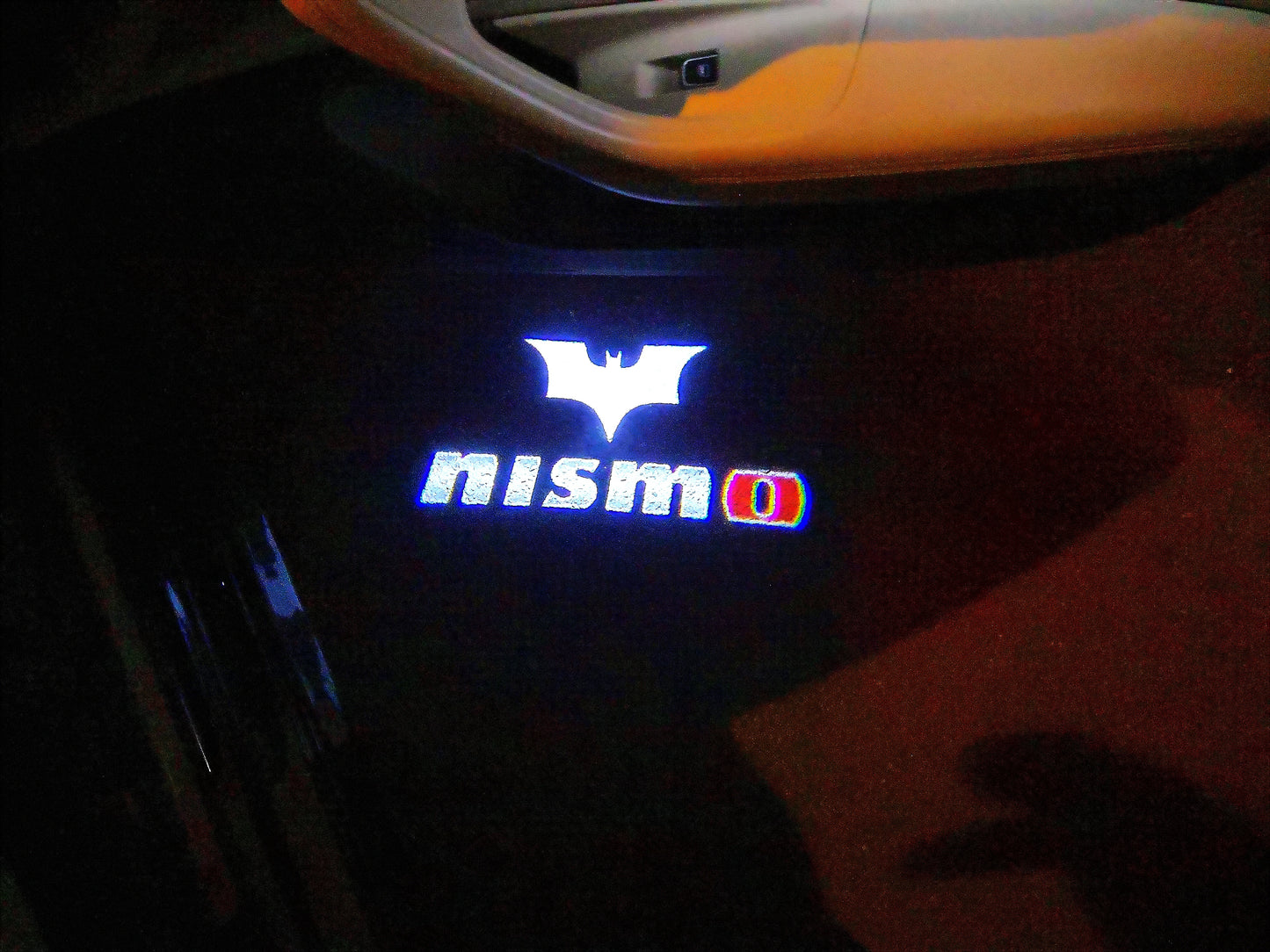 GTR-R35 NISMO LOGO PROJECTOT LIGHTS Nr.17 (quantity 1 = 2 Logo Films /2 door lights)