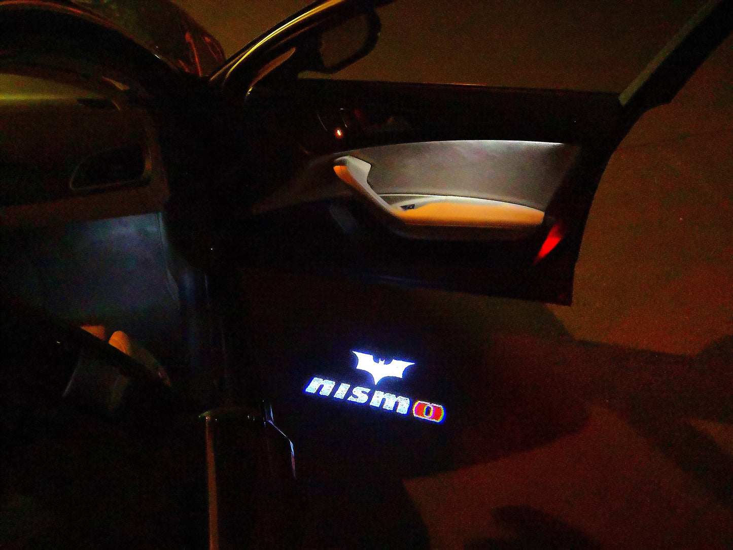 GTR-R35 NISMO LOGO PROJECTOT LIGHTS Nr.17 (quantity 1 = 2 Logo Films /2 door lights)