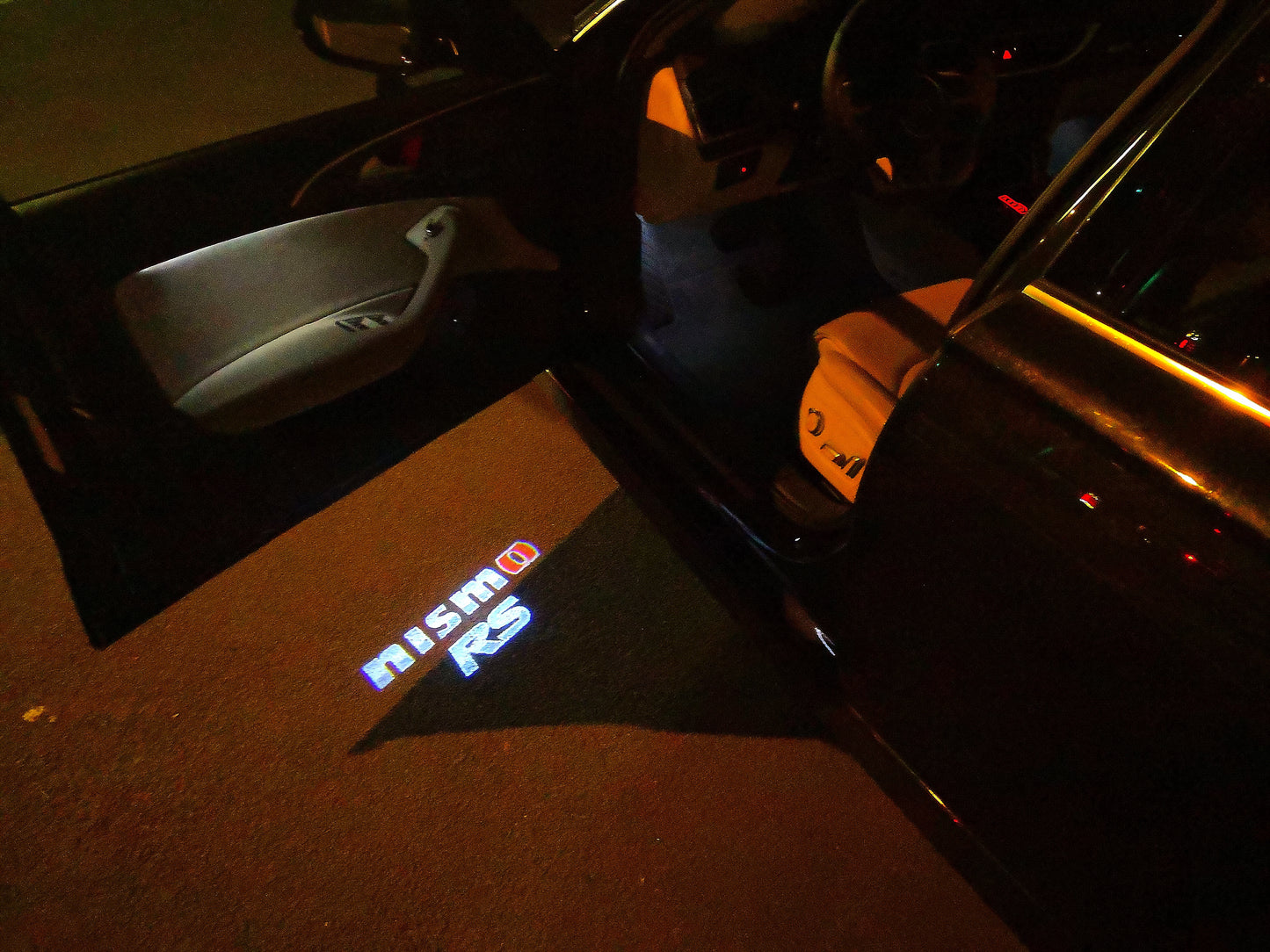 GTR-R35 NISMO LOGO PROJECTOT LIGHTS Nr.16 (quantity 1 = 2 Logo Films /2 door lights)